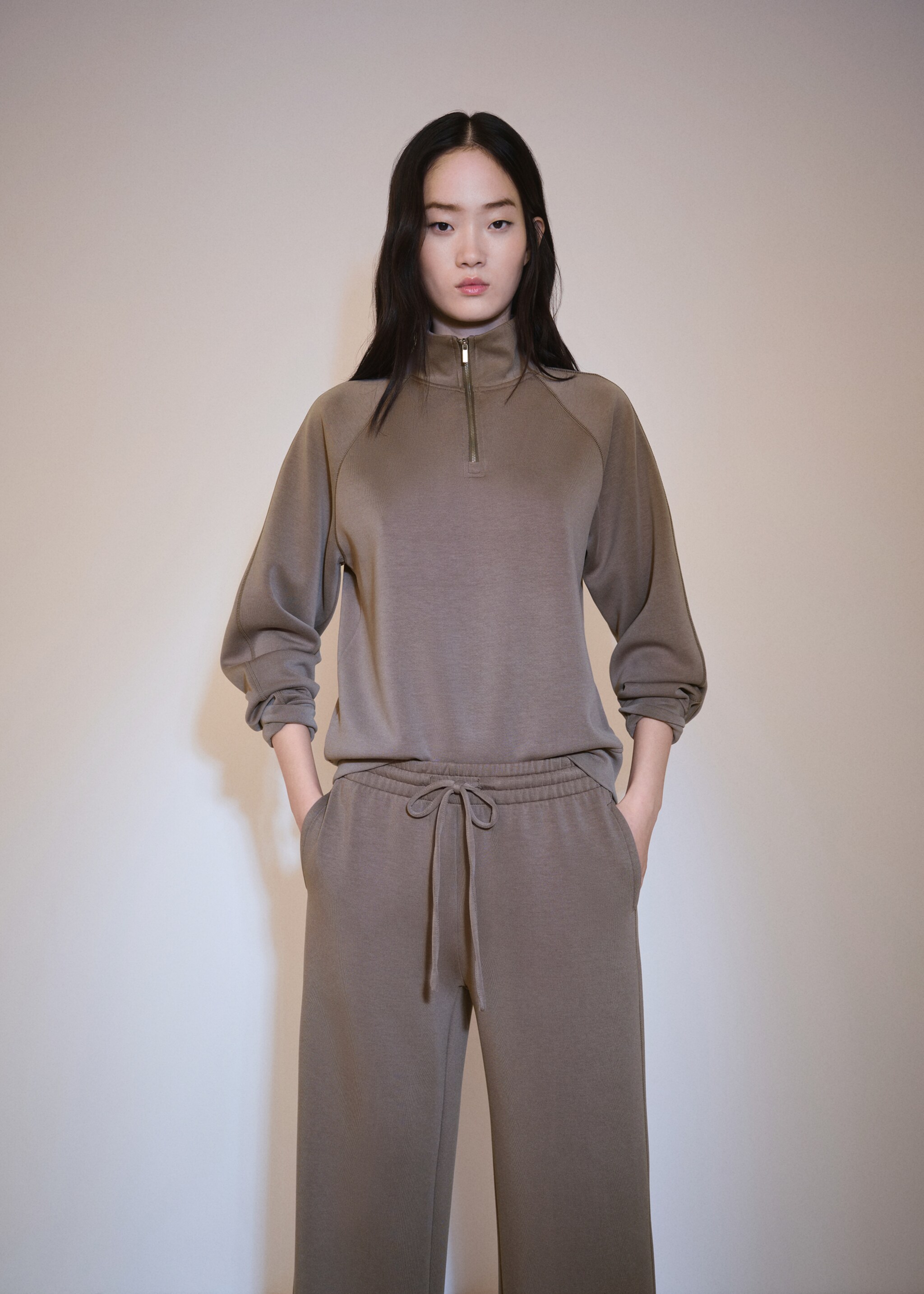 Jogging Lyocell taille élastique - Détail de l'article 1