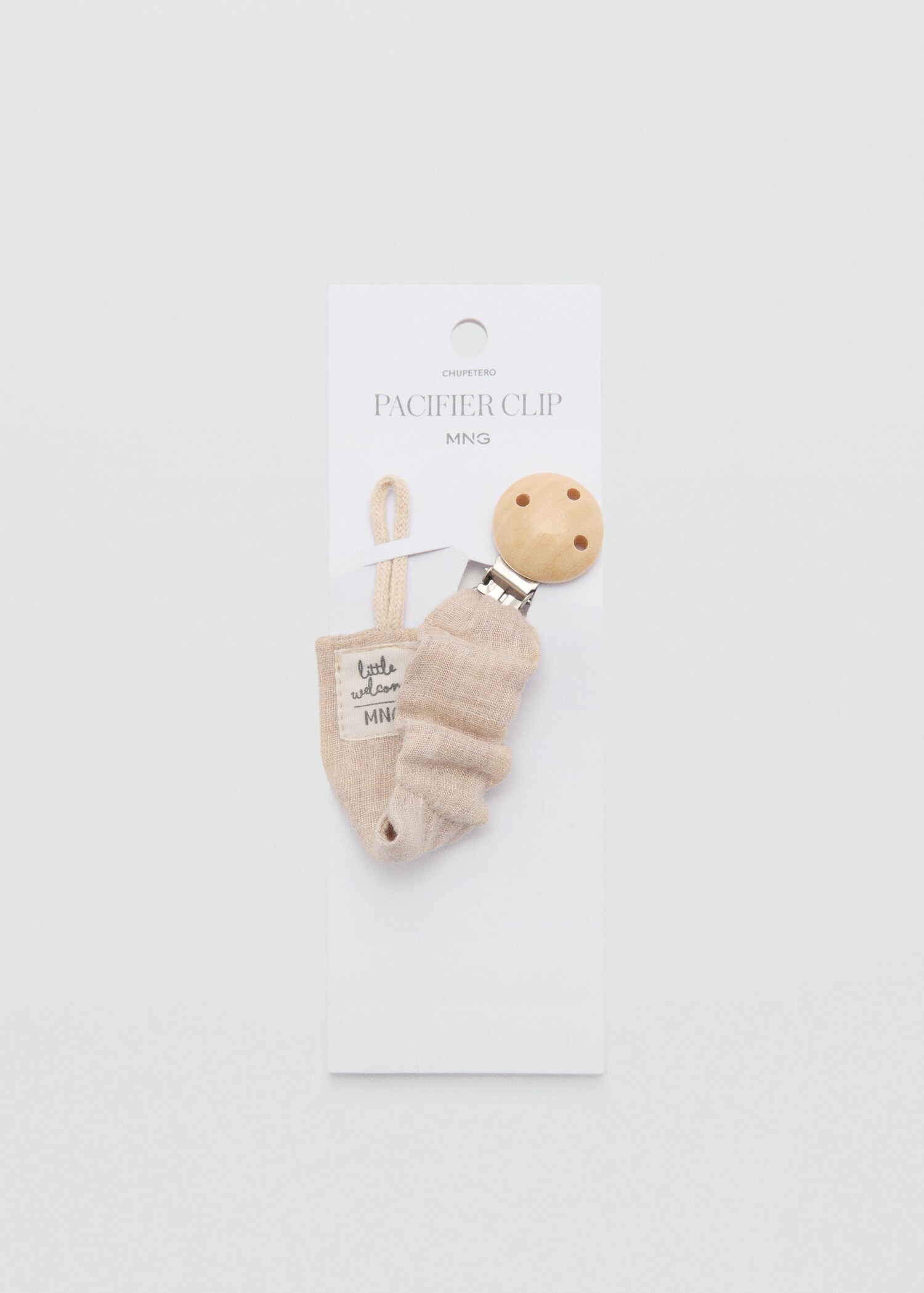 Attache-tétine broche - Plan moyen