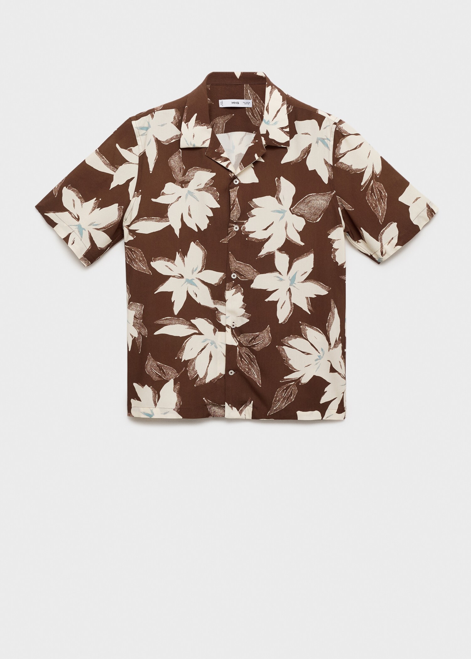 Kemeja motif Hawaiian regular-fit - Barang tanpa model