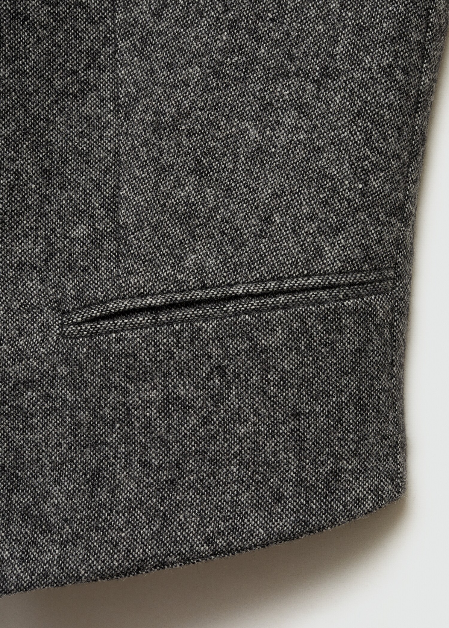 Gilet costume chiné laine - Détail de l'article 0
