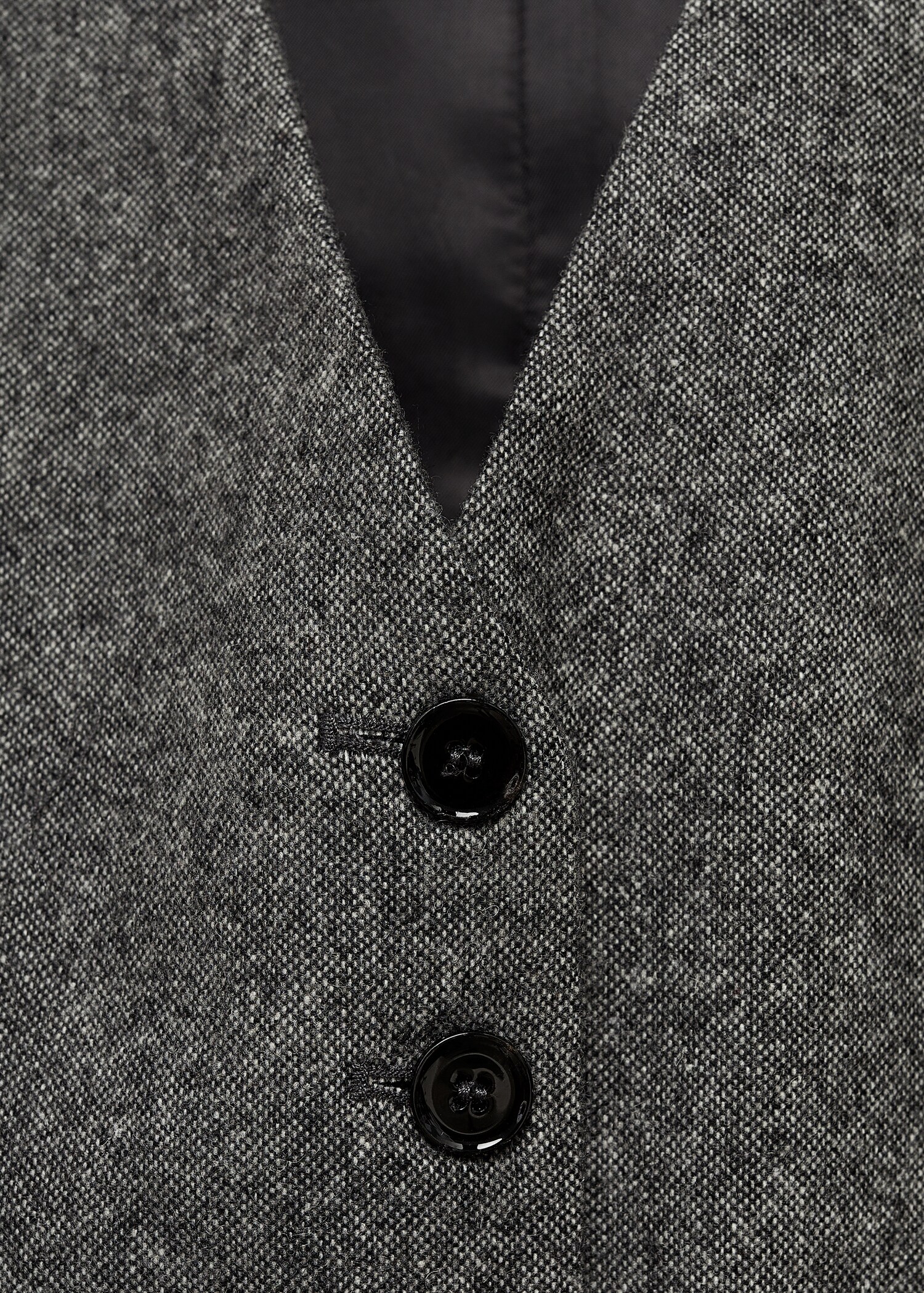 Gilet costume chiné laine - Détail de l'article 8