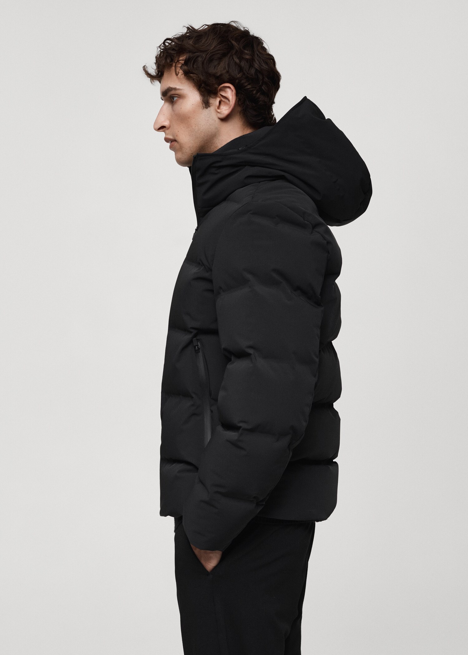 Waterproof anorak with down and feather filling - Details of the article 2
