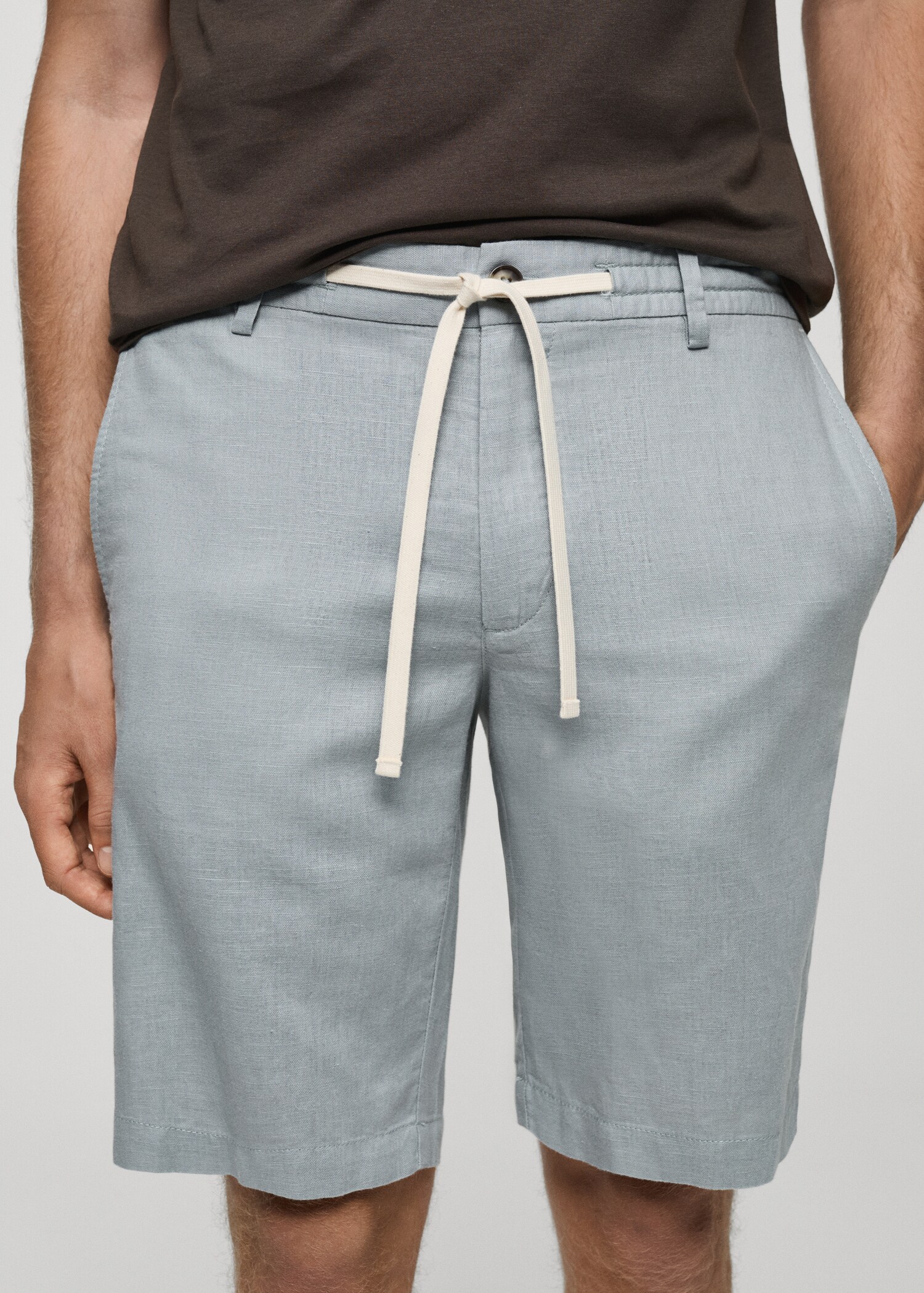 Bermudas 100% lino cordón - Detalle del artículo 1