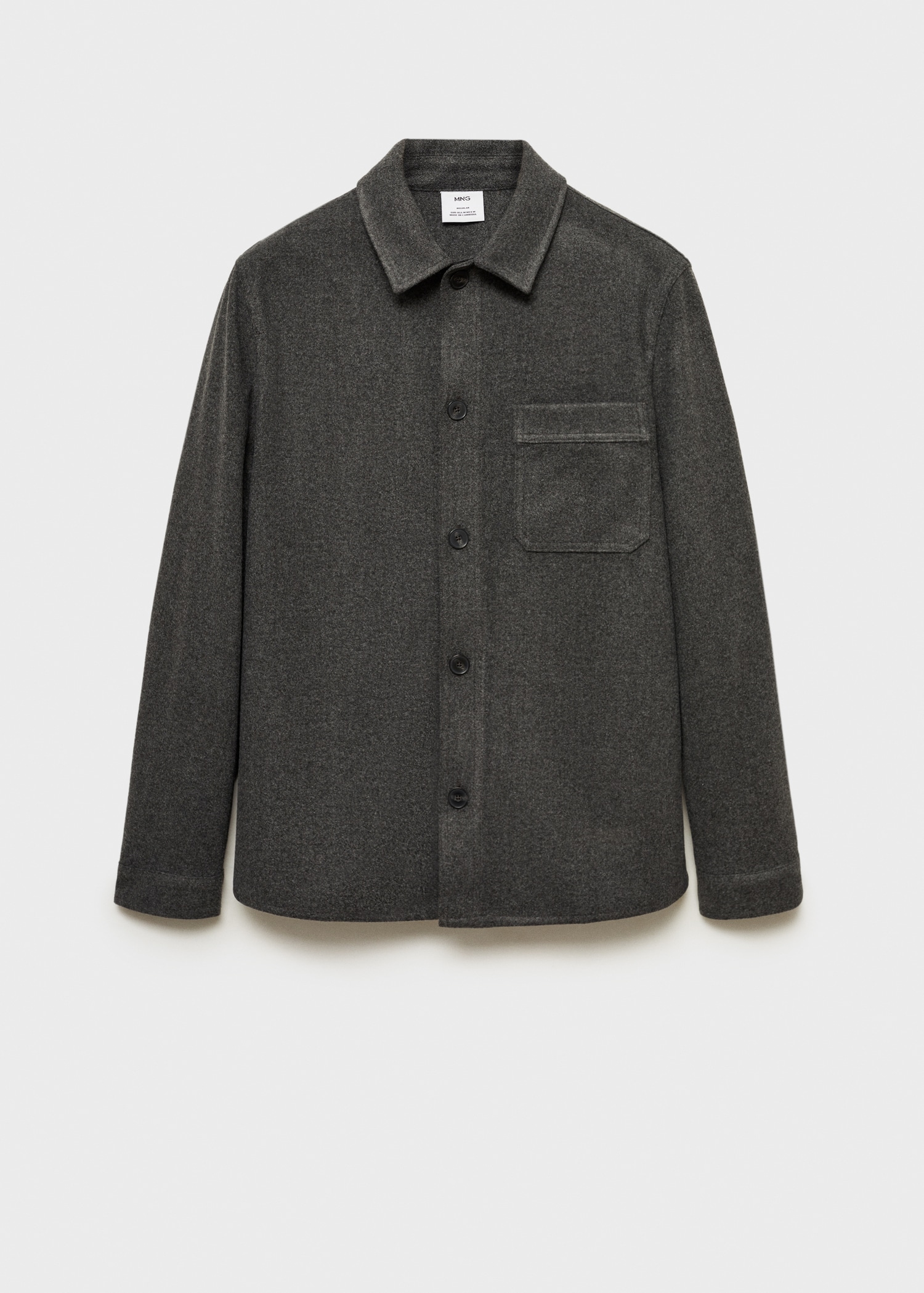 Regular-fit overshirt with pocket - Article without model