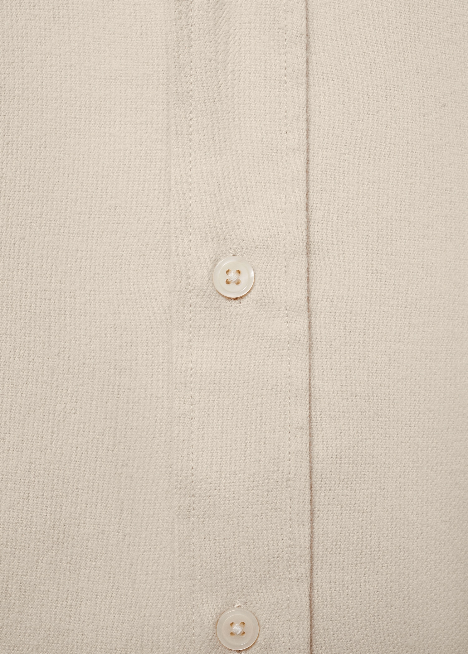 100% cotton flannel regular-fit shirt - Details of the article 0