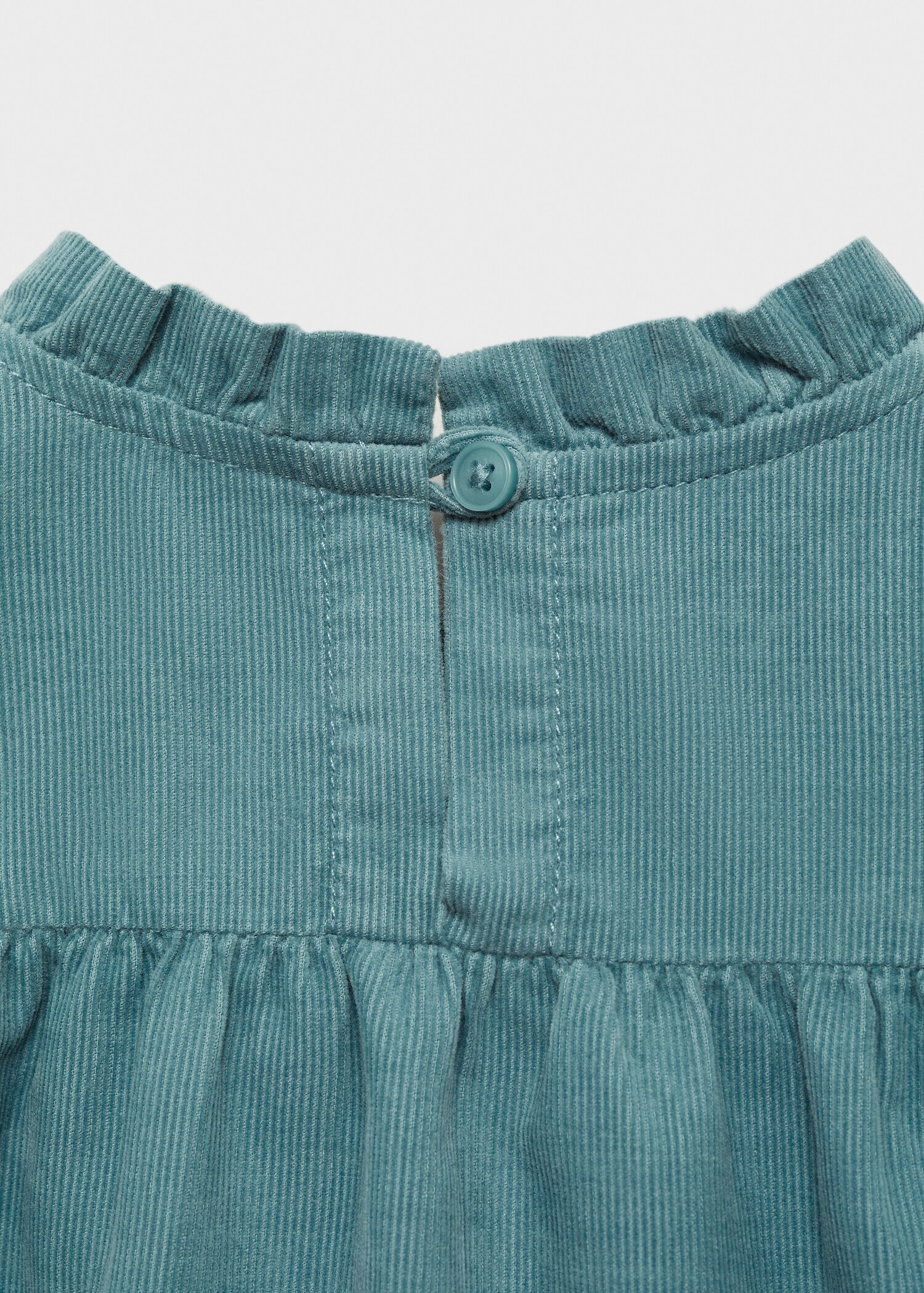 Robe velours milleraies volants - Détail de l'article 0
