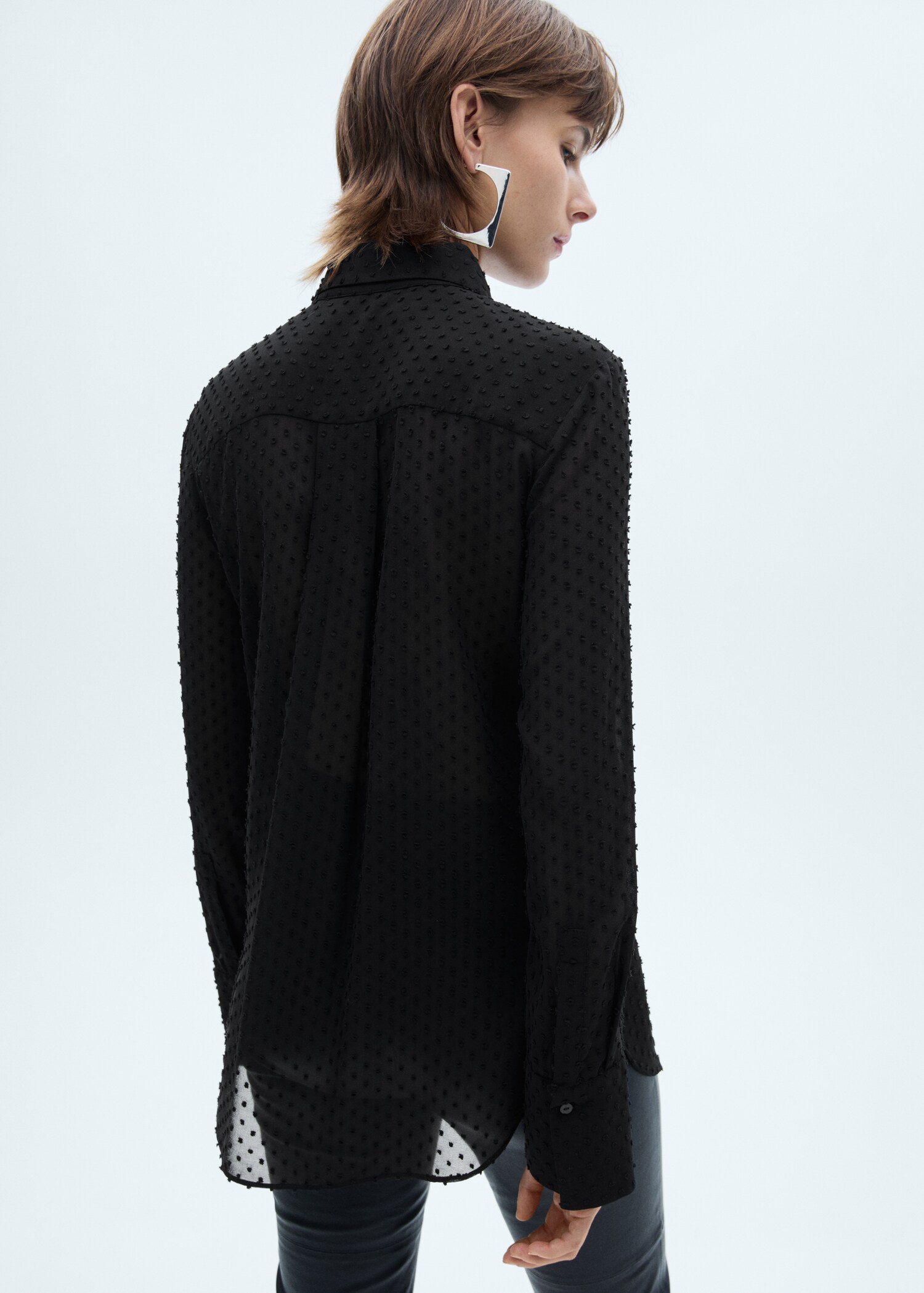Camisa plumeti botones ocultos - Reverso del artículo