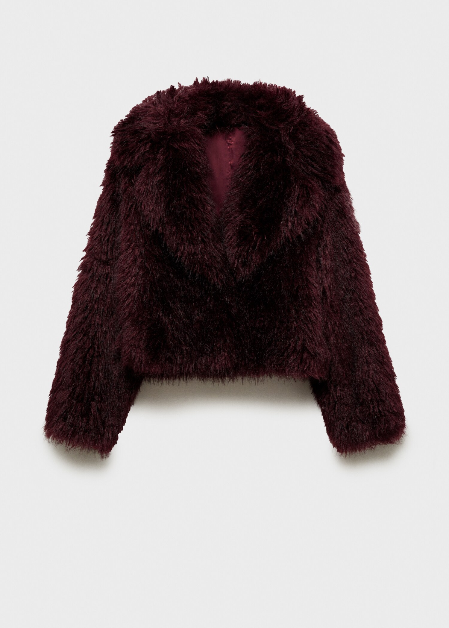 Fur jacket with lapels - Article without model