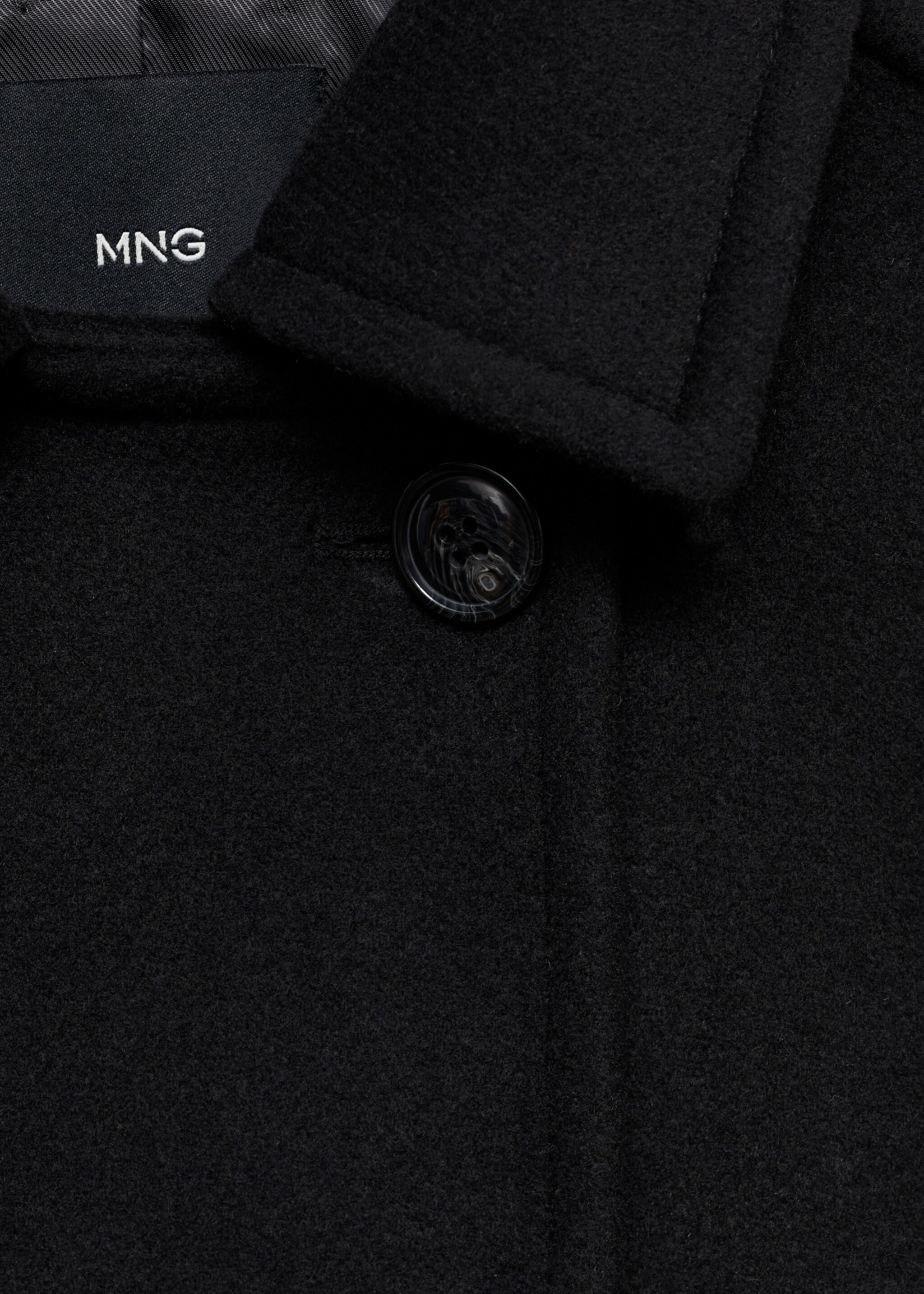 Double-breasted wool blend coat - Details of the article 8