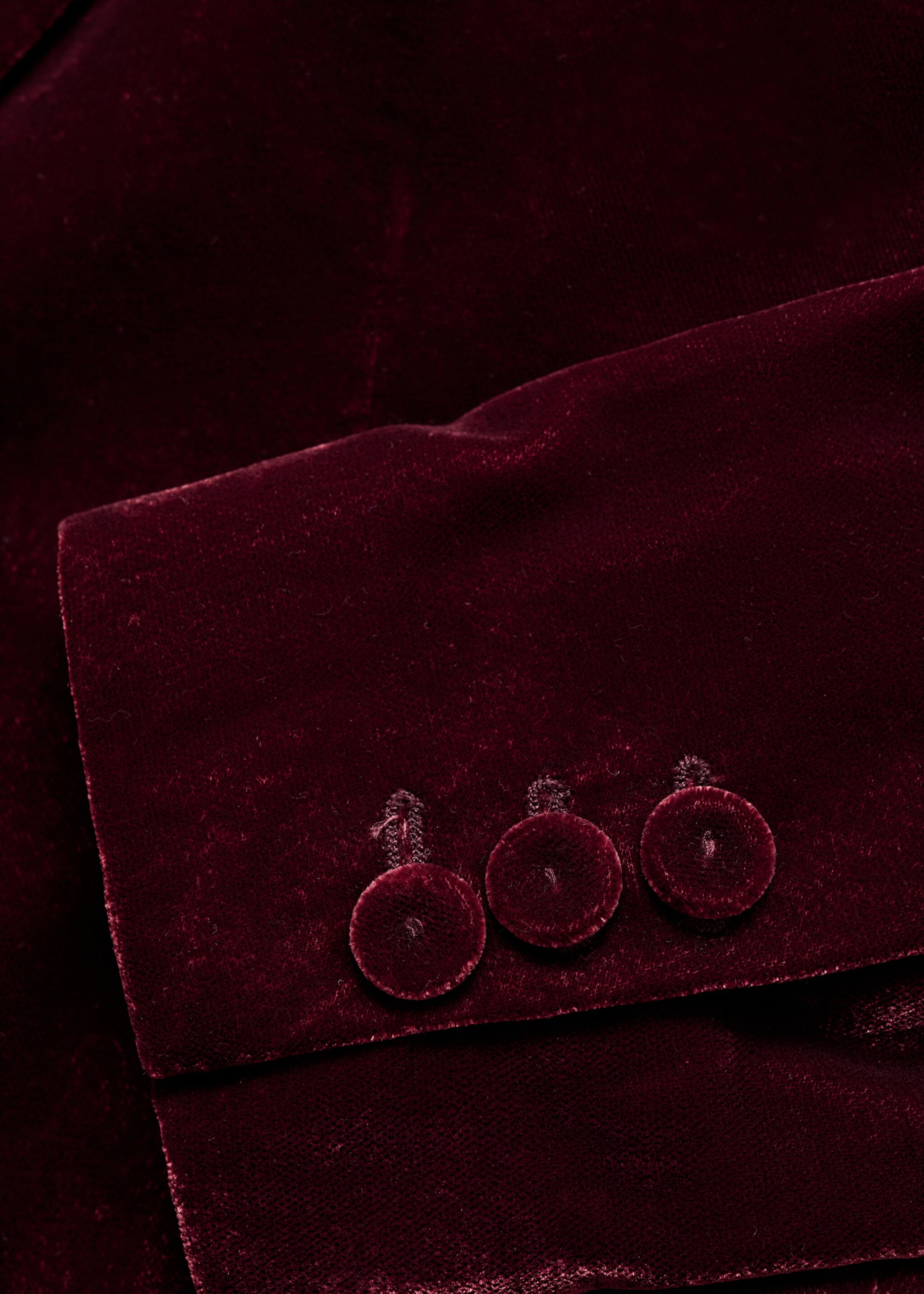 Kalıplı kadife blazer ceket - Ürün detayı 0