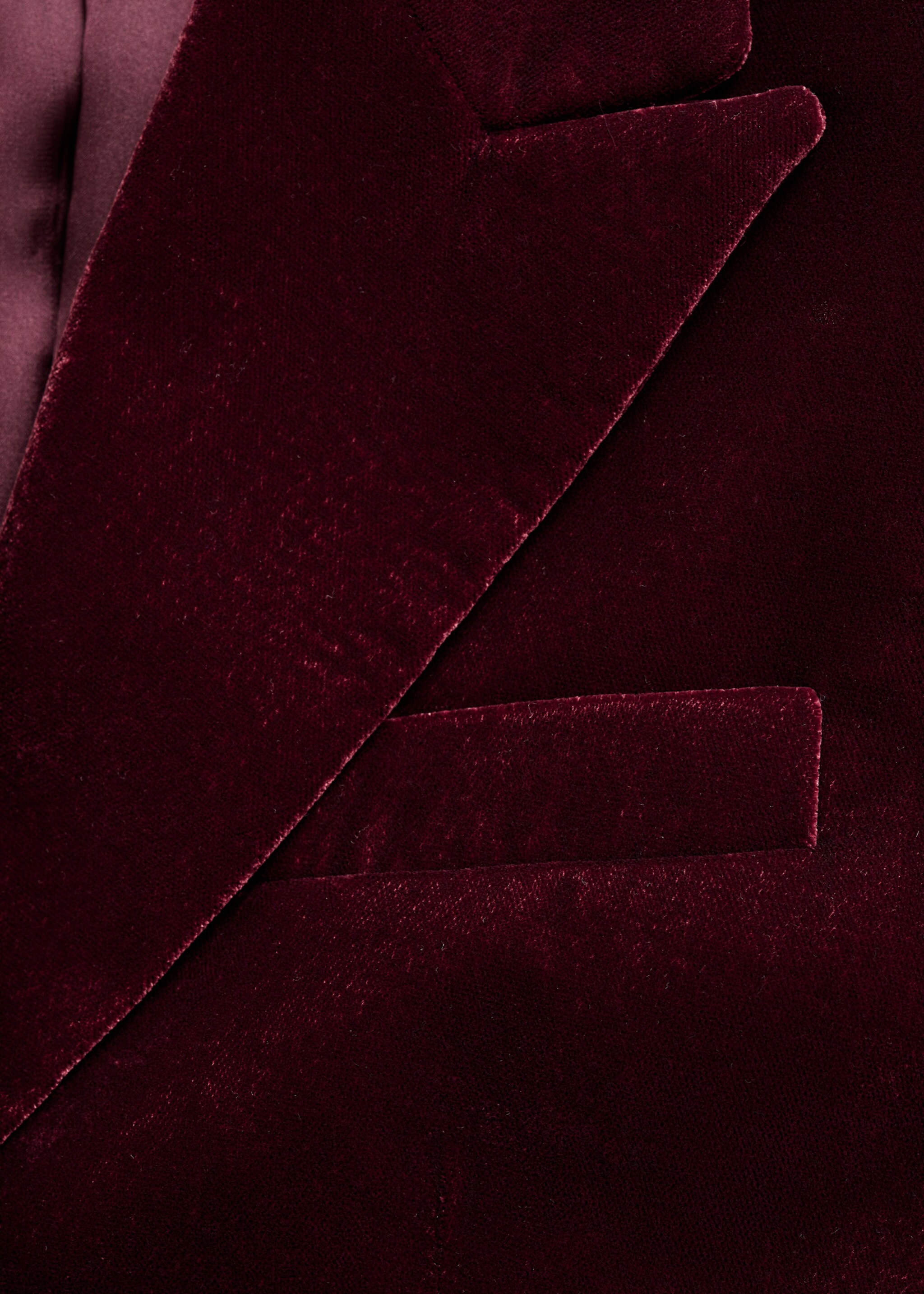 Kalıplı kadife blazer ceket - Ürün detayı 8