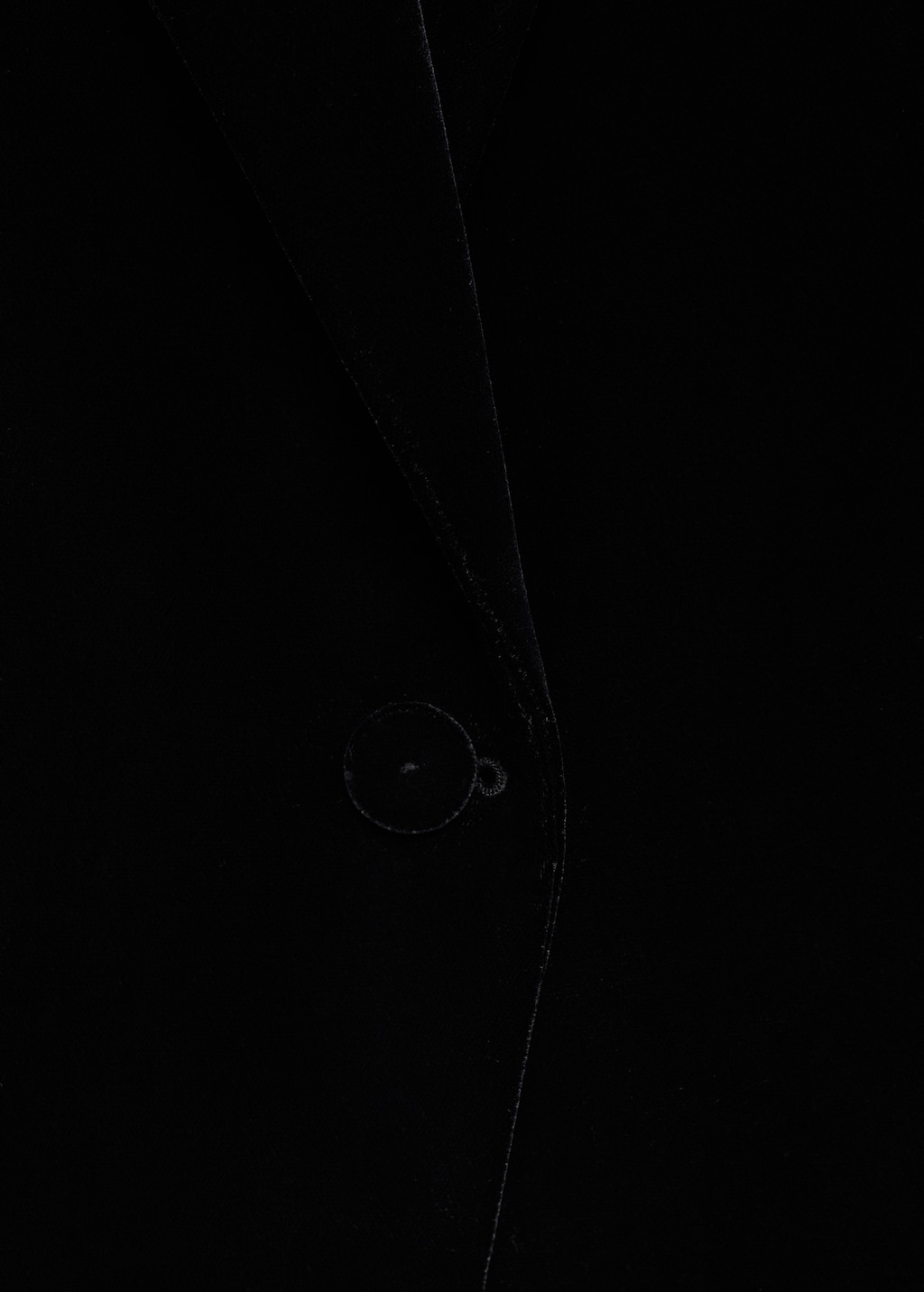 Structured velvet blazer