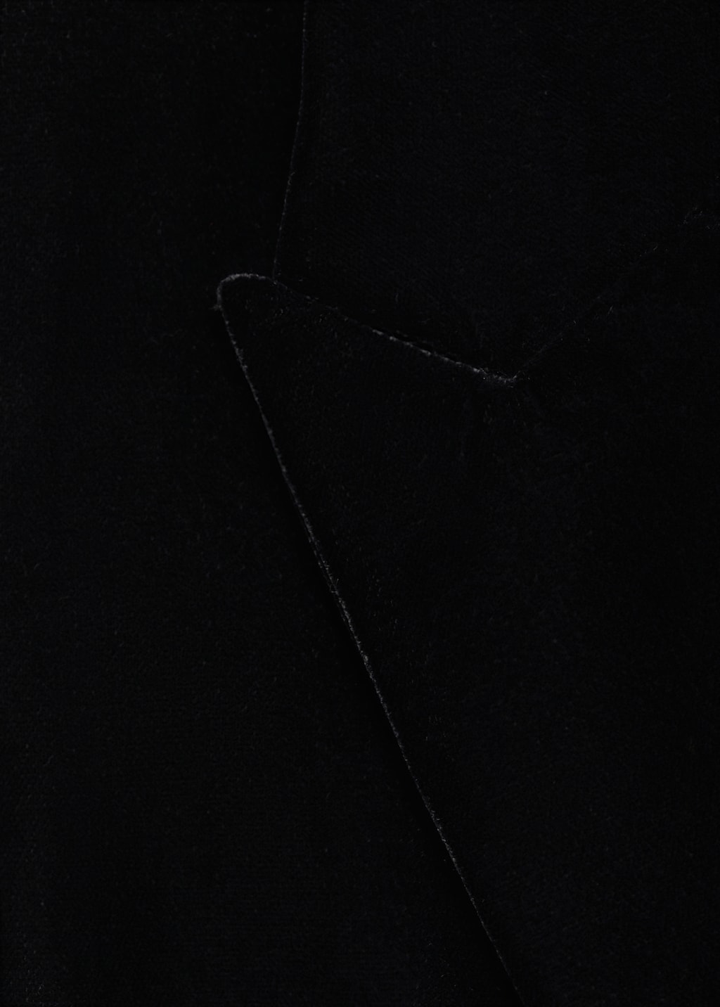 Structured velvet blazer