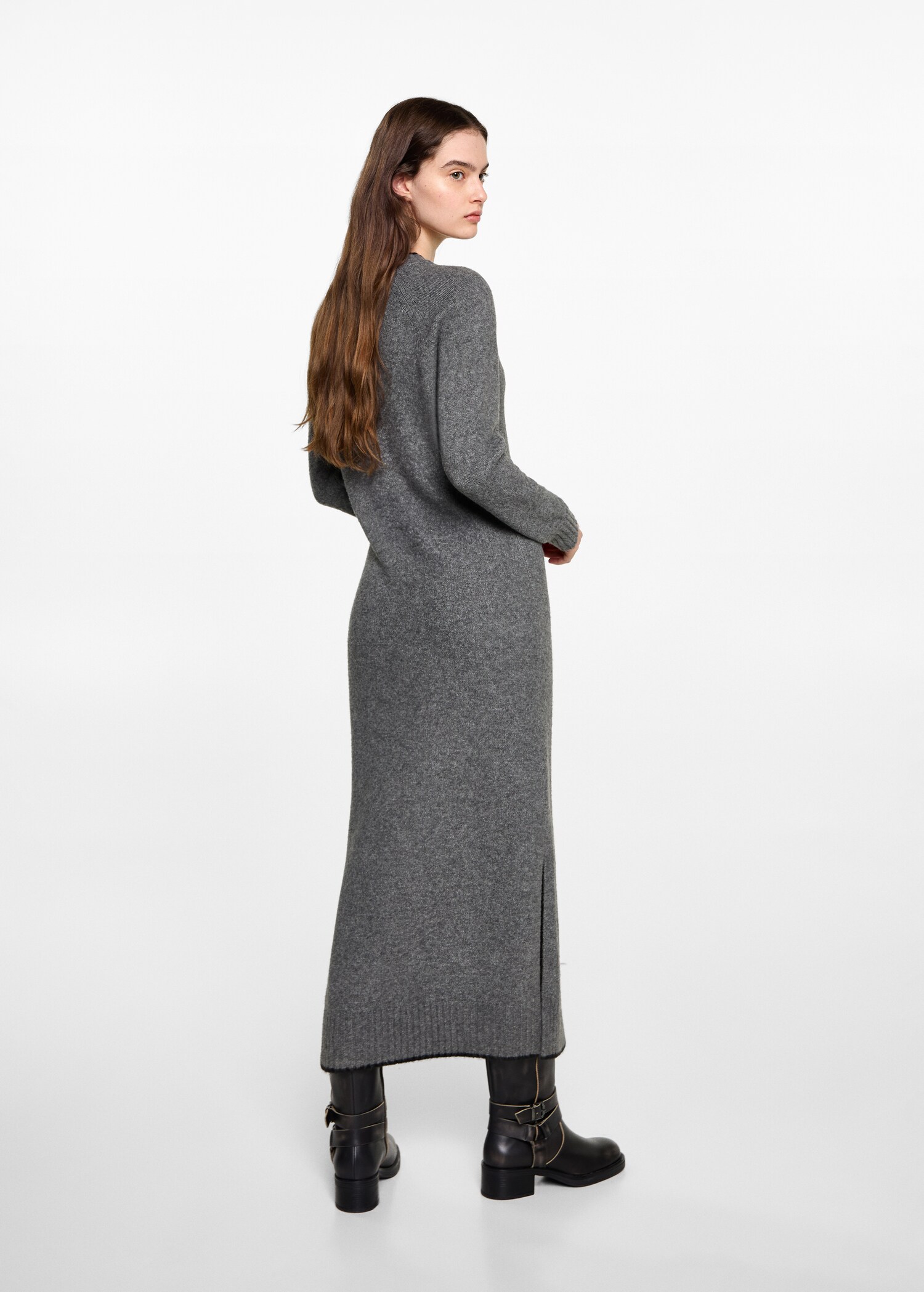 Robe longue maille - Verso de l’article