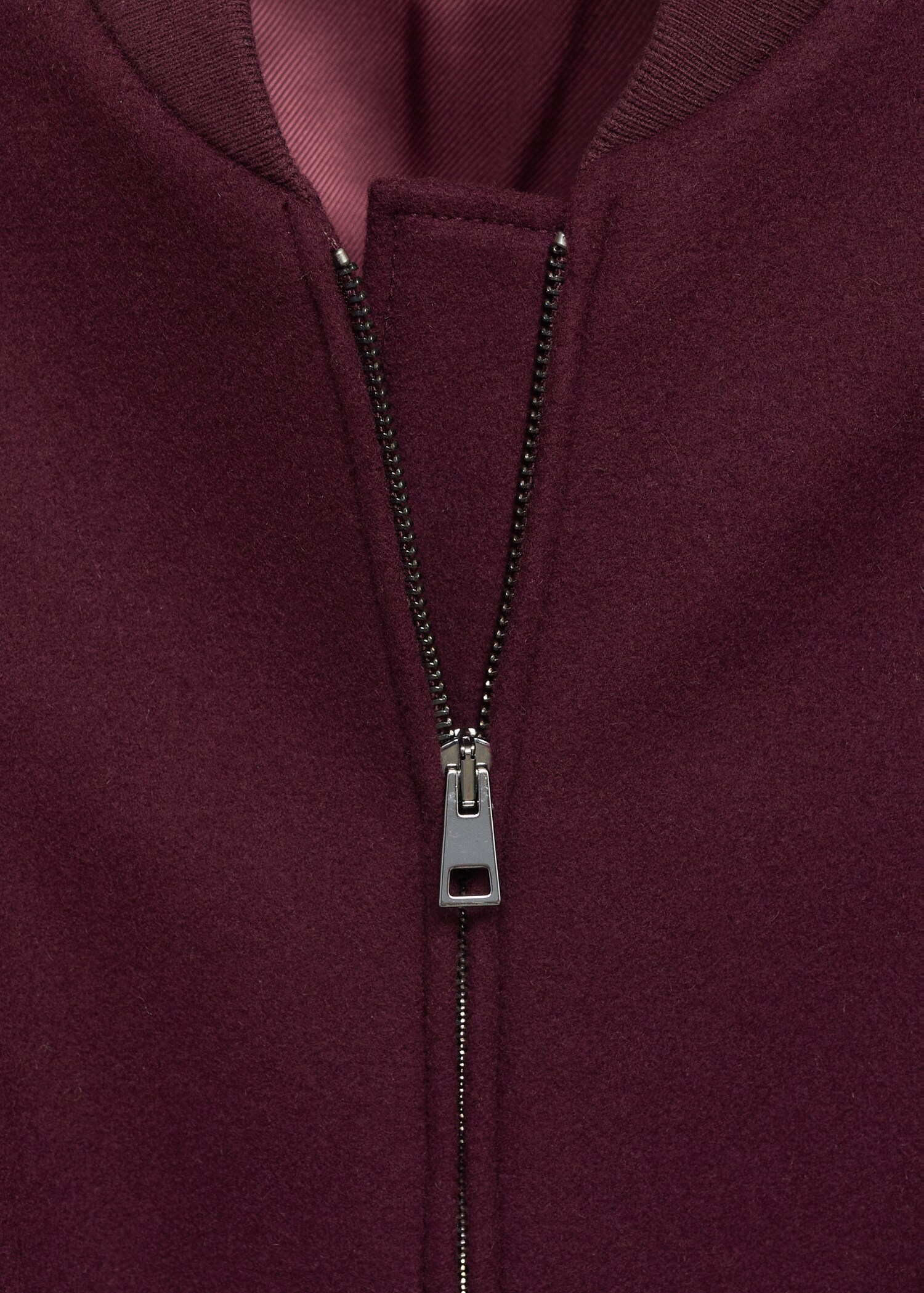 Wool bomber jacket with pockets - Details of the article 8