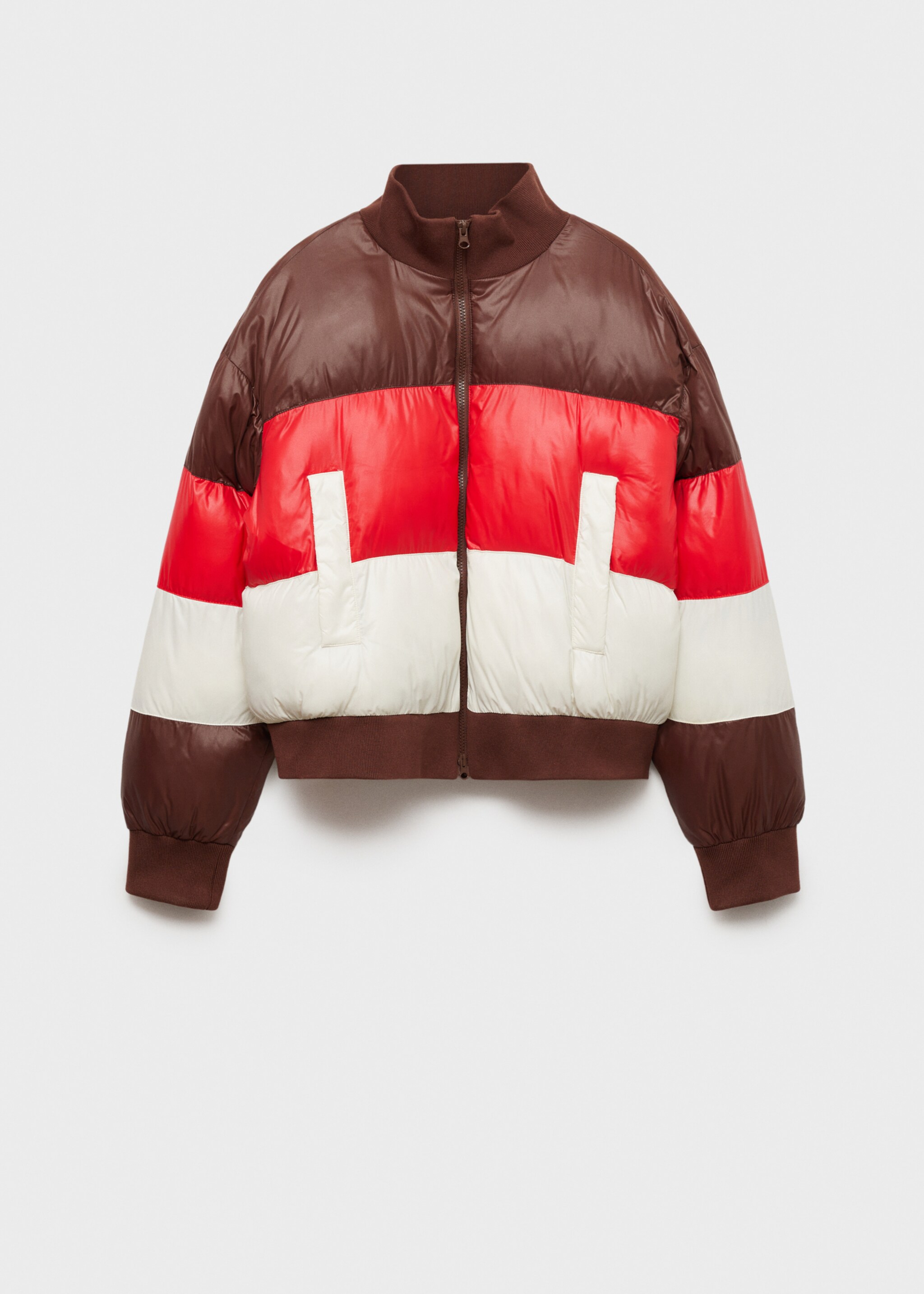 Tricolour quilted jacket - Article without model