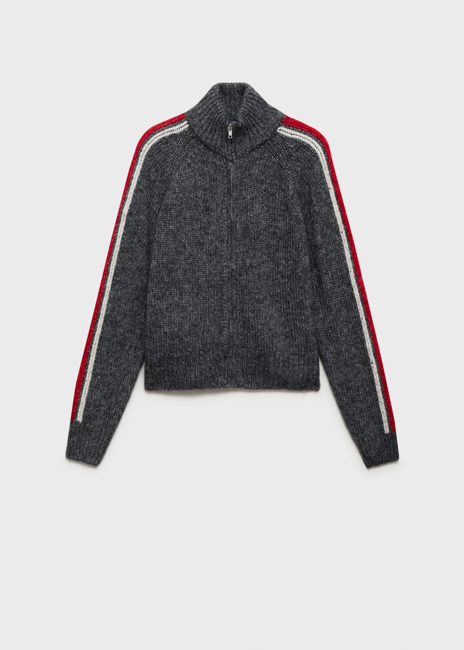 Cardigan col montant fermeture Éclair - Article sans modèle