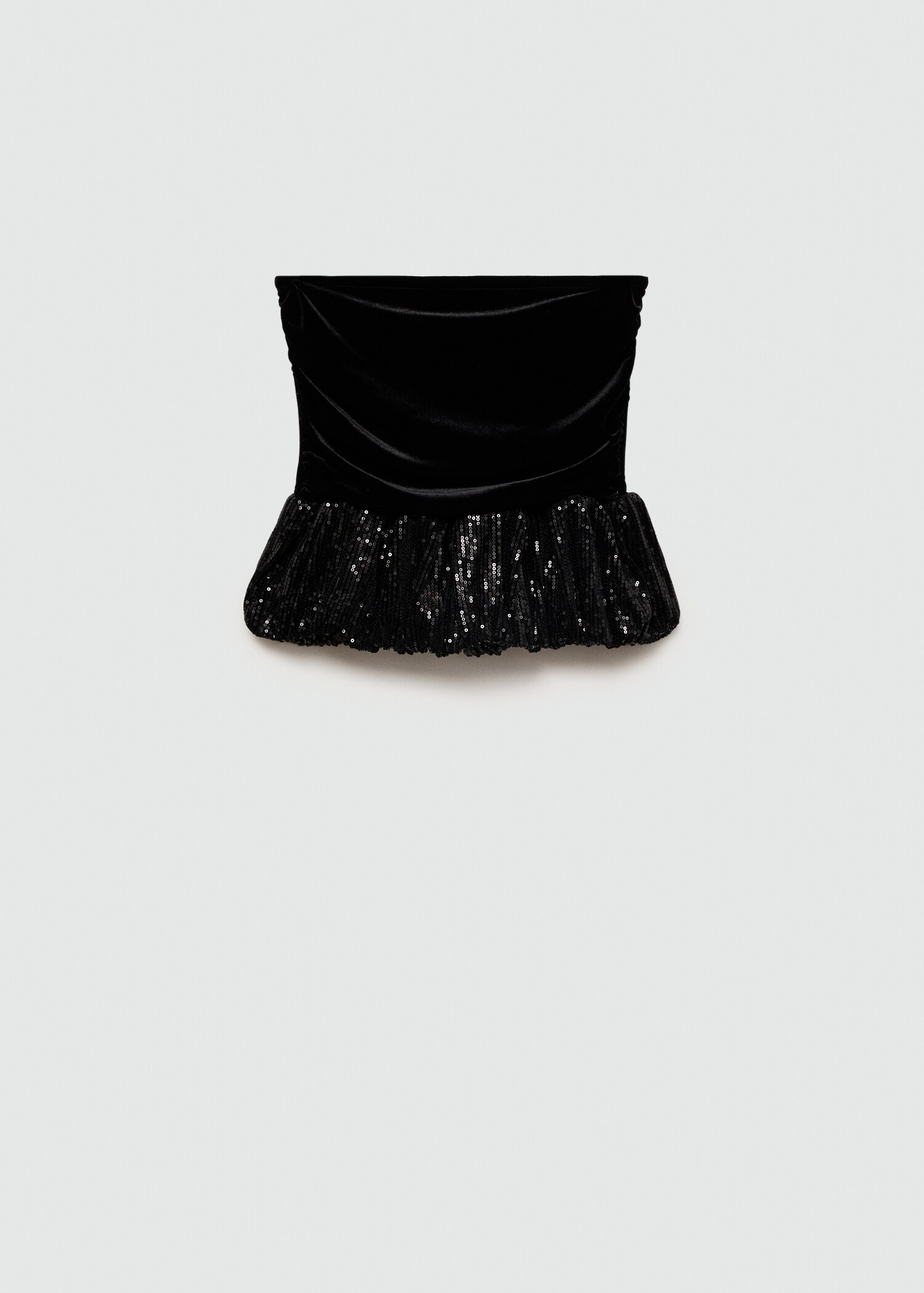 Top peplum detalle letejuelas - Artículo sin modelo