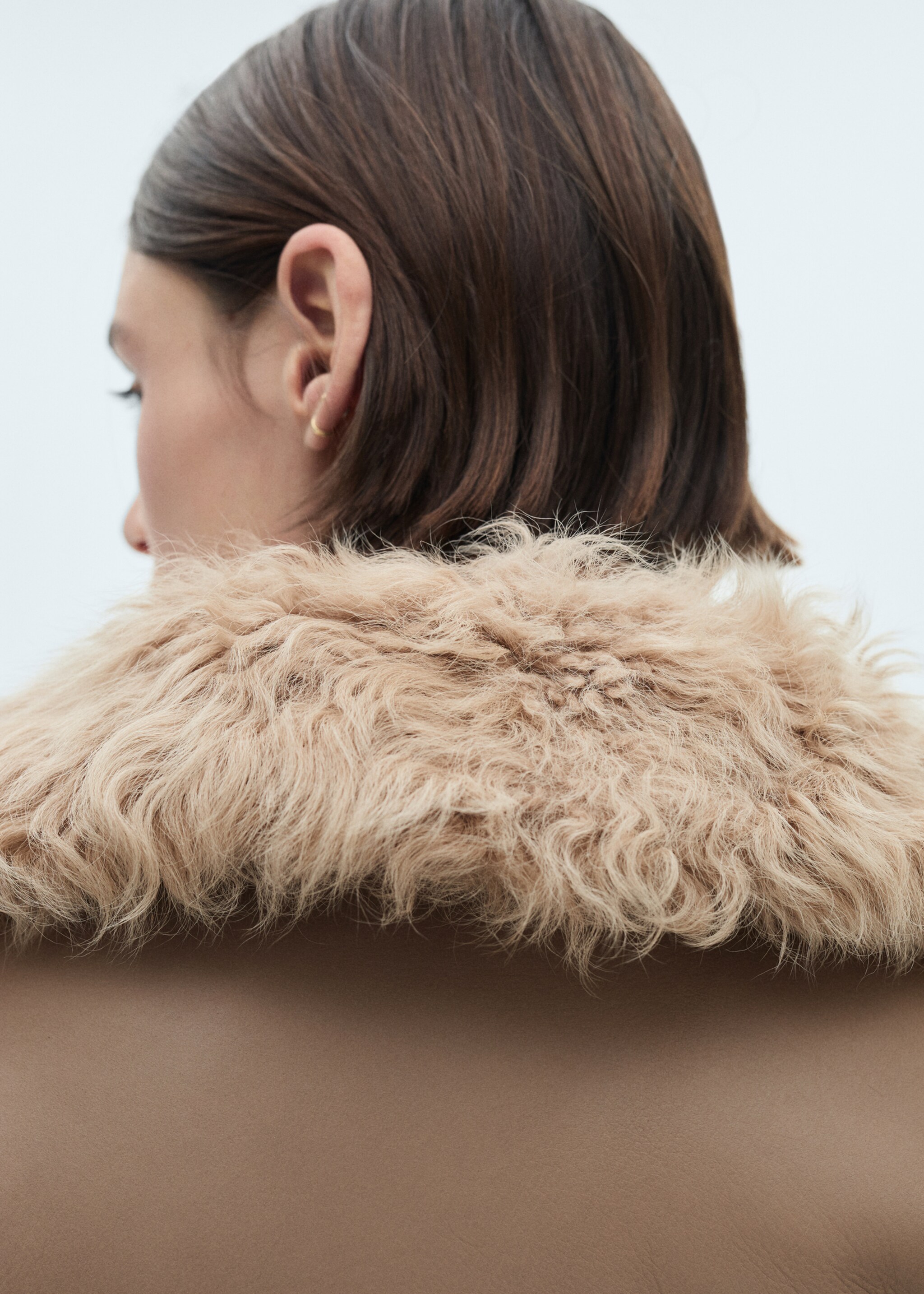 Abrigo piel pelo reversible - Detalle del artículo 1