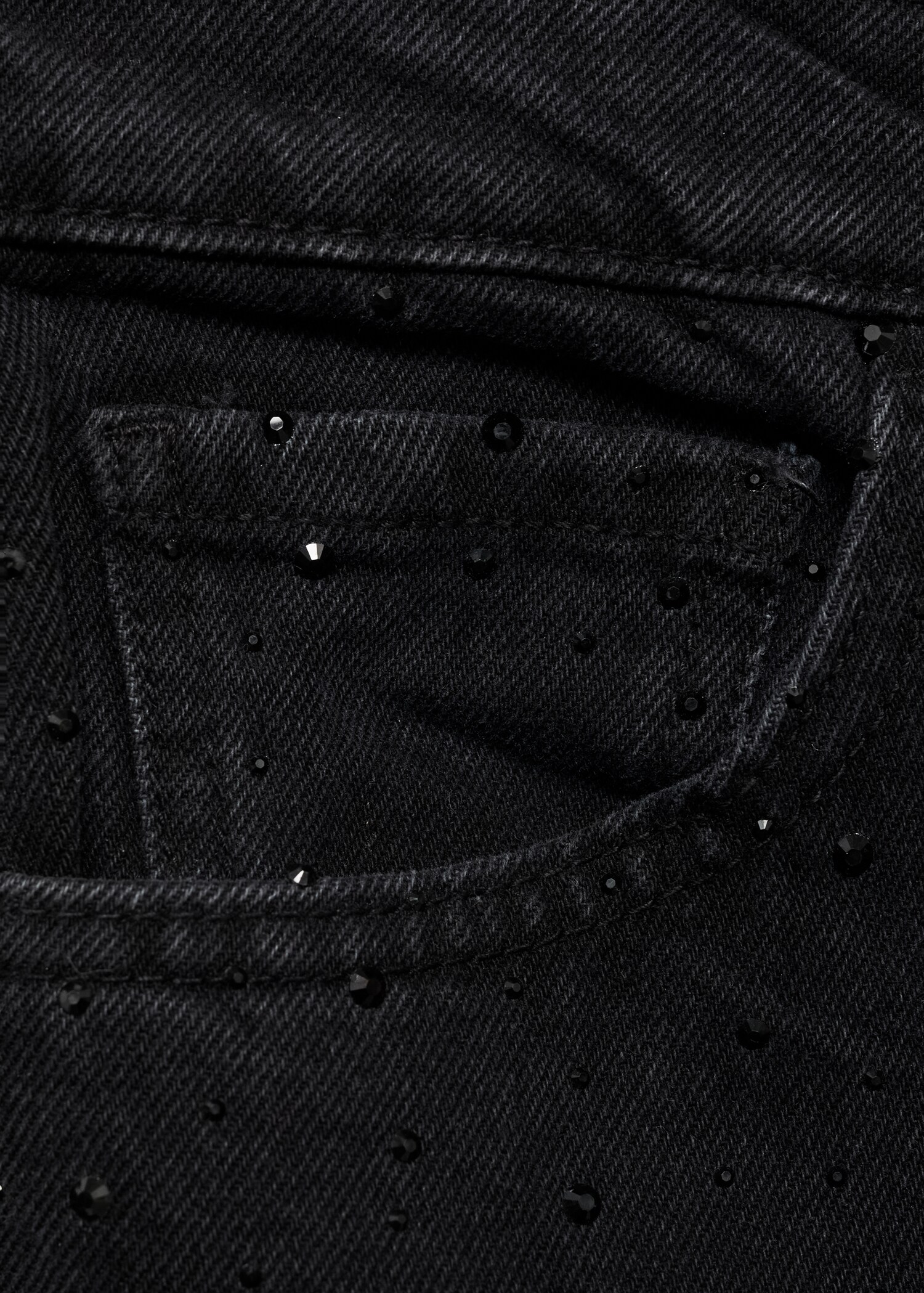 Jean droit détail strass - Détail de l'article 8
