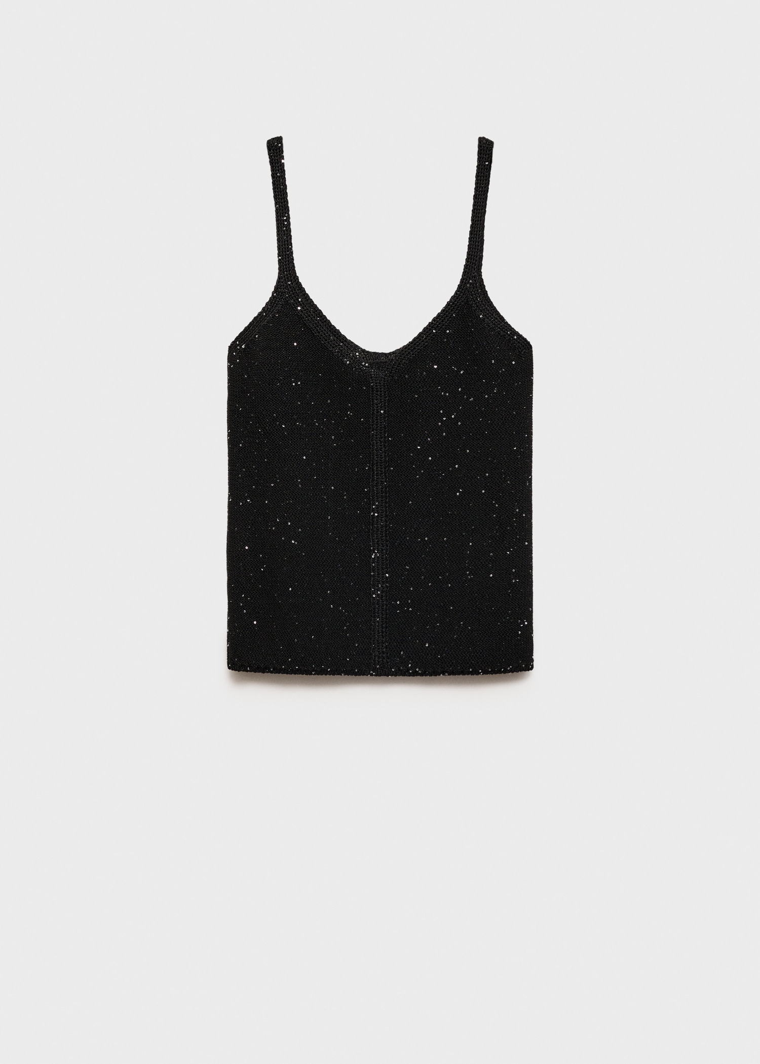 Top maille détail sequins - Article sans modèle