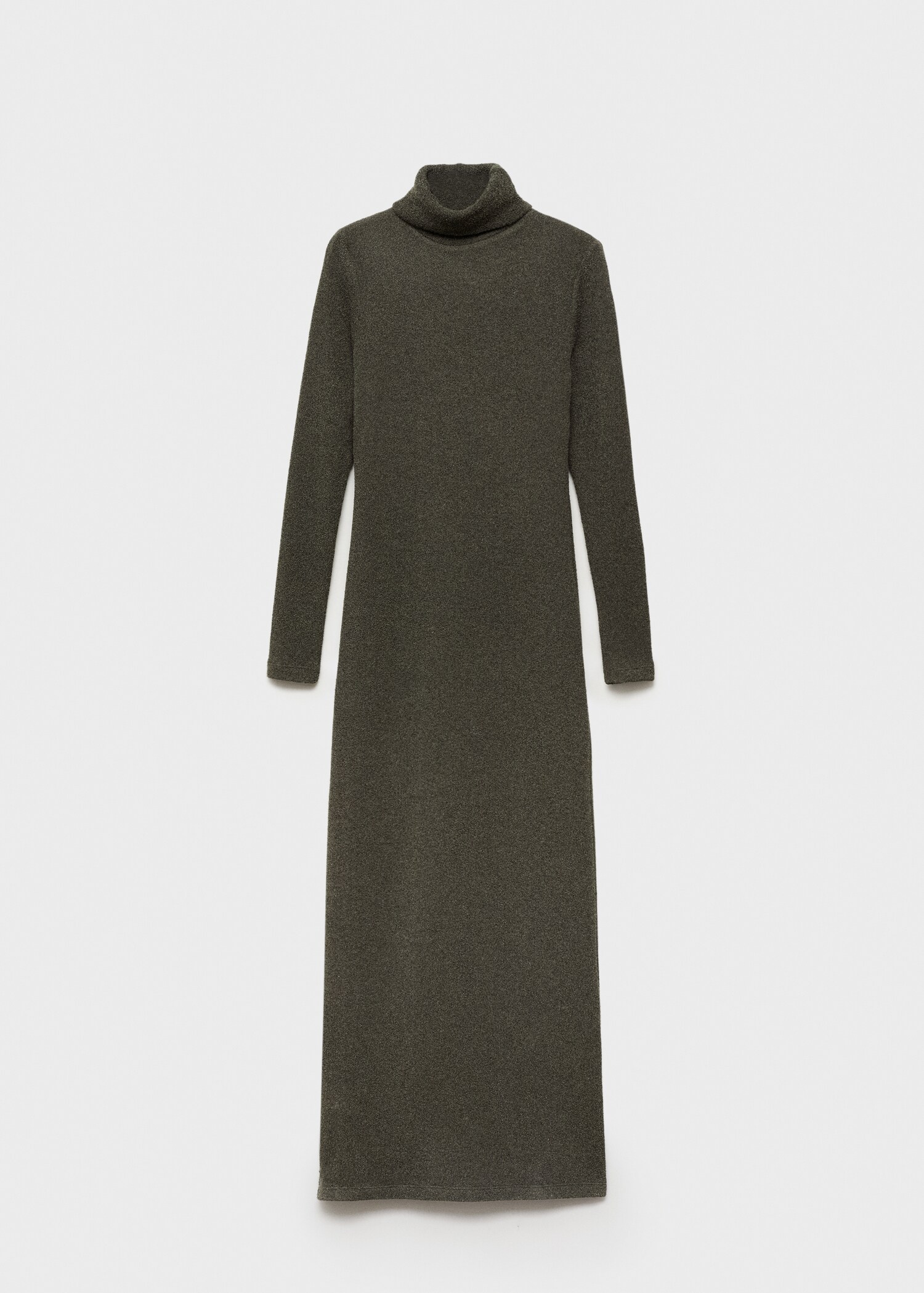 Knitted turtleneck dress - Article without model