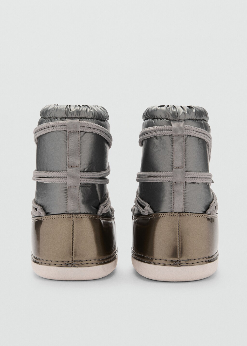 Mango silver boots hotsell