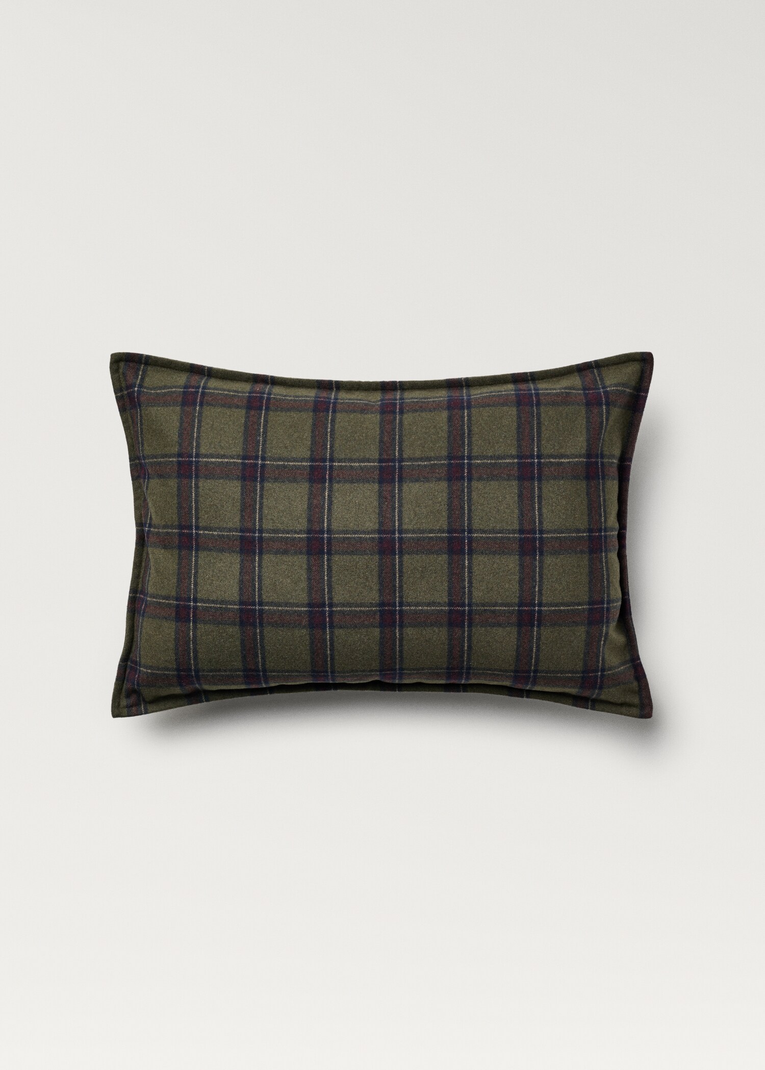 Check wool cushion cover - Article without model