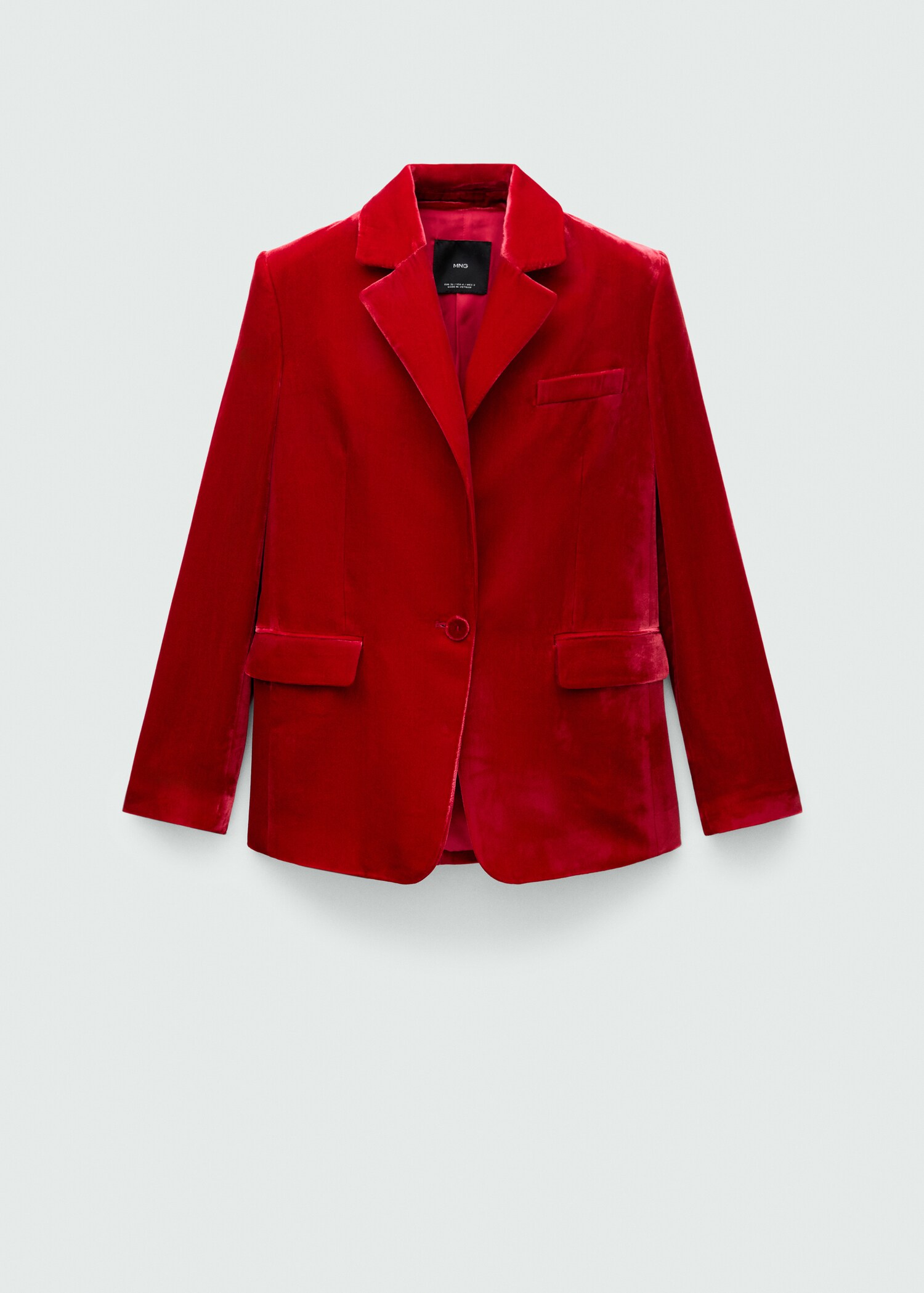 Blazer costume velours - Article sans modèle
