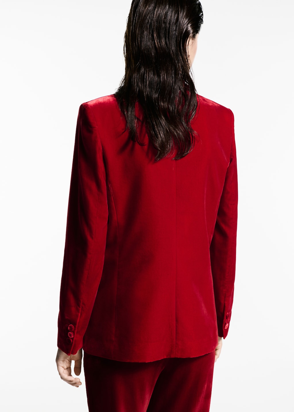 Mango velvet suit clearance