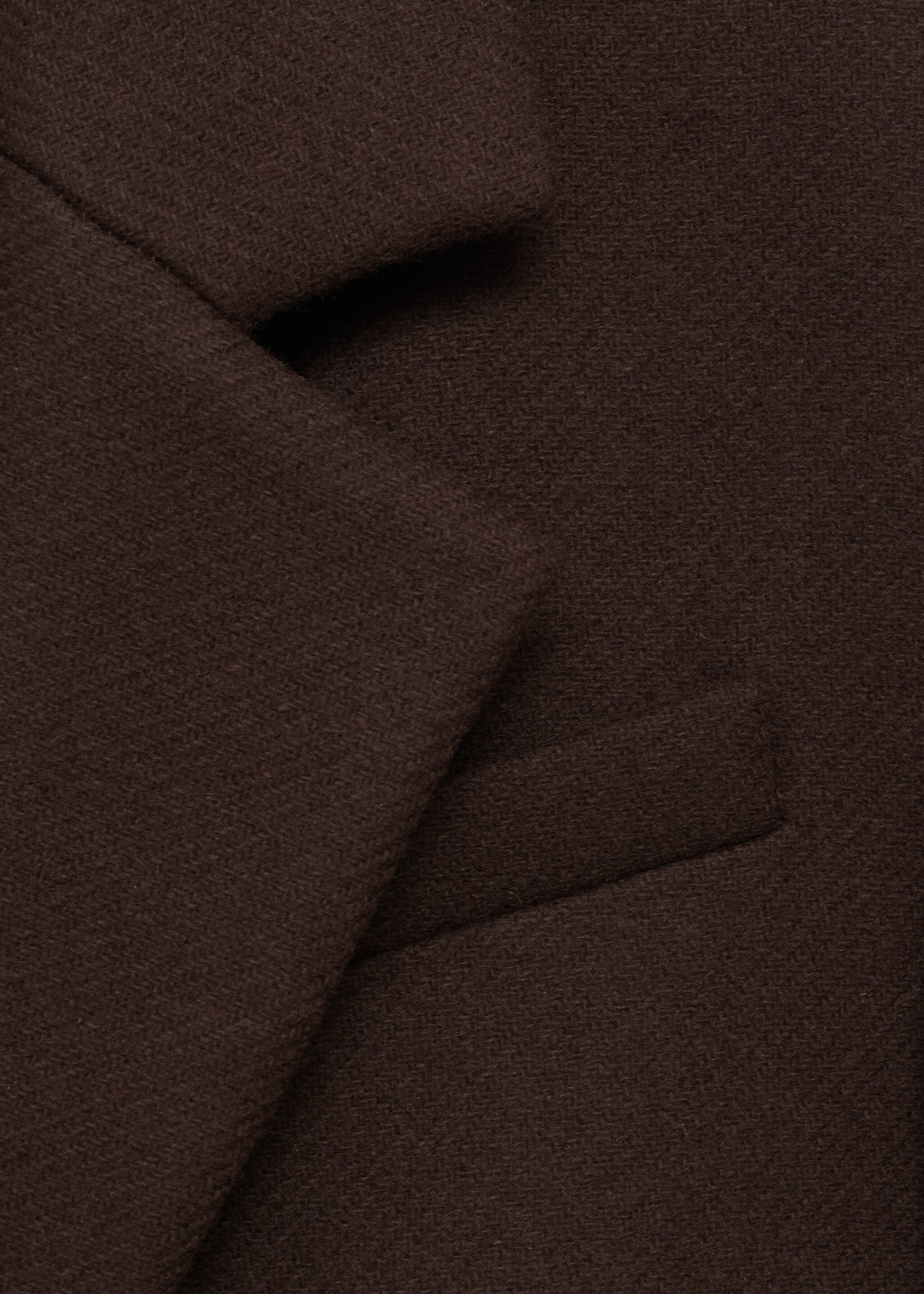 Long structured wool coat - Details of the article 0