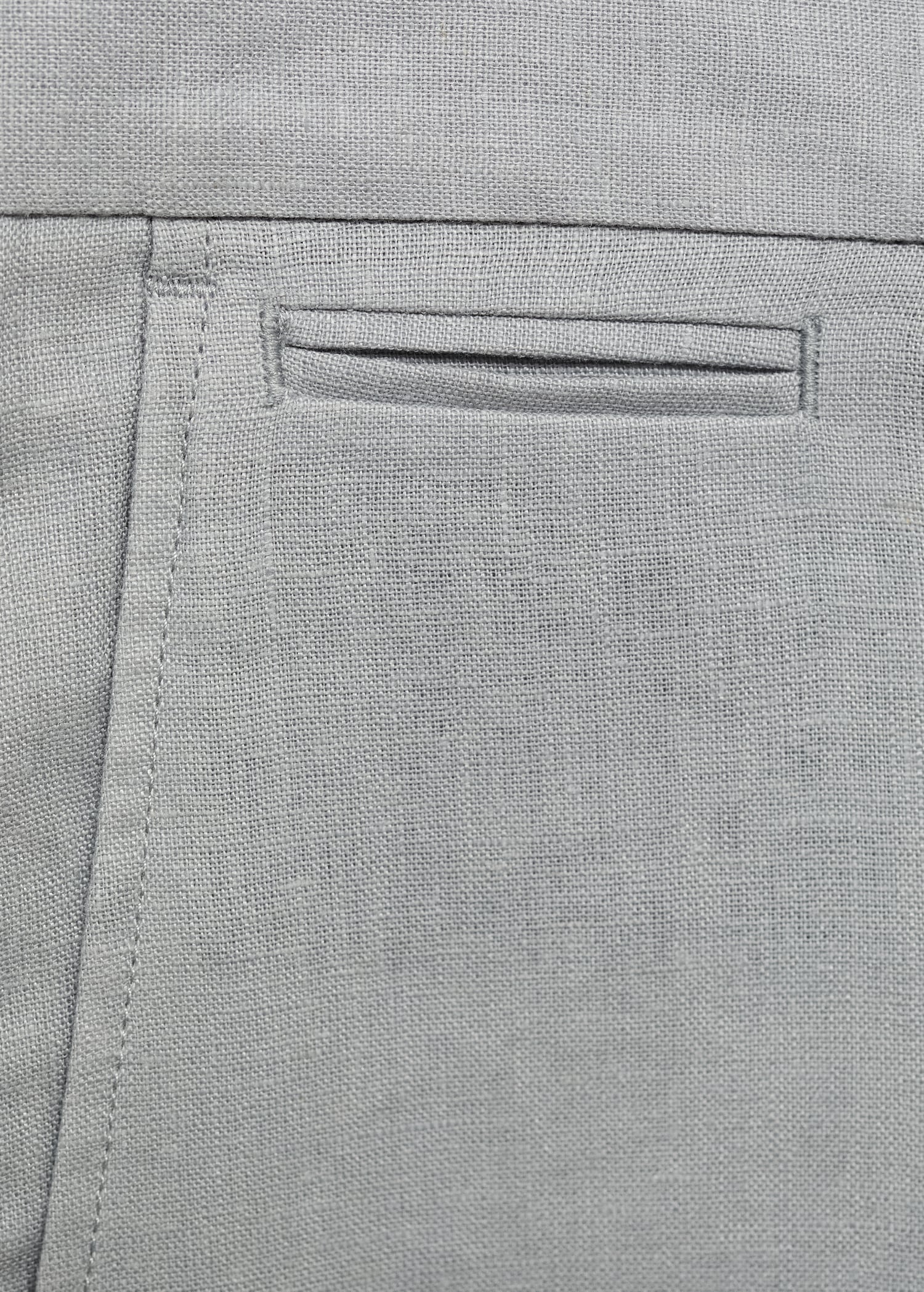 Bermuda slim-fit 100 % lin - Détail de l'article 0