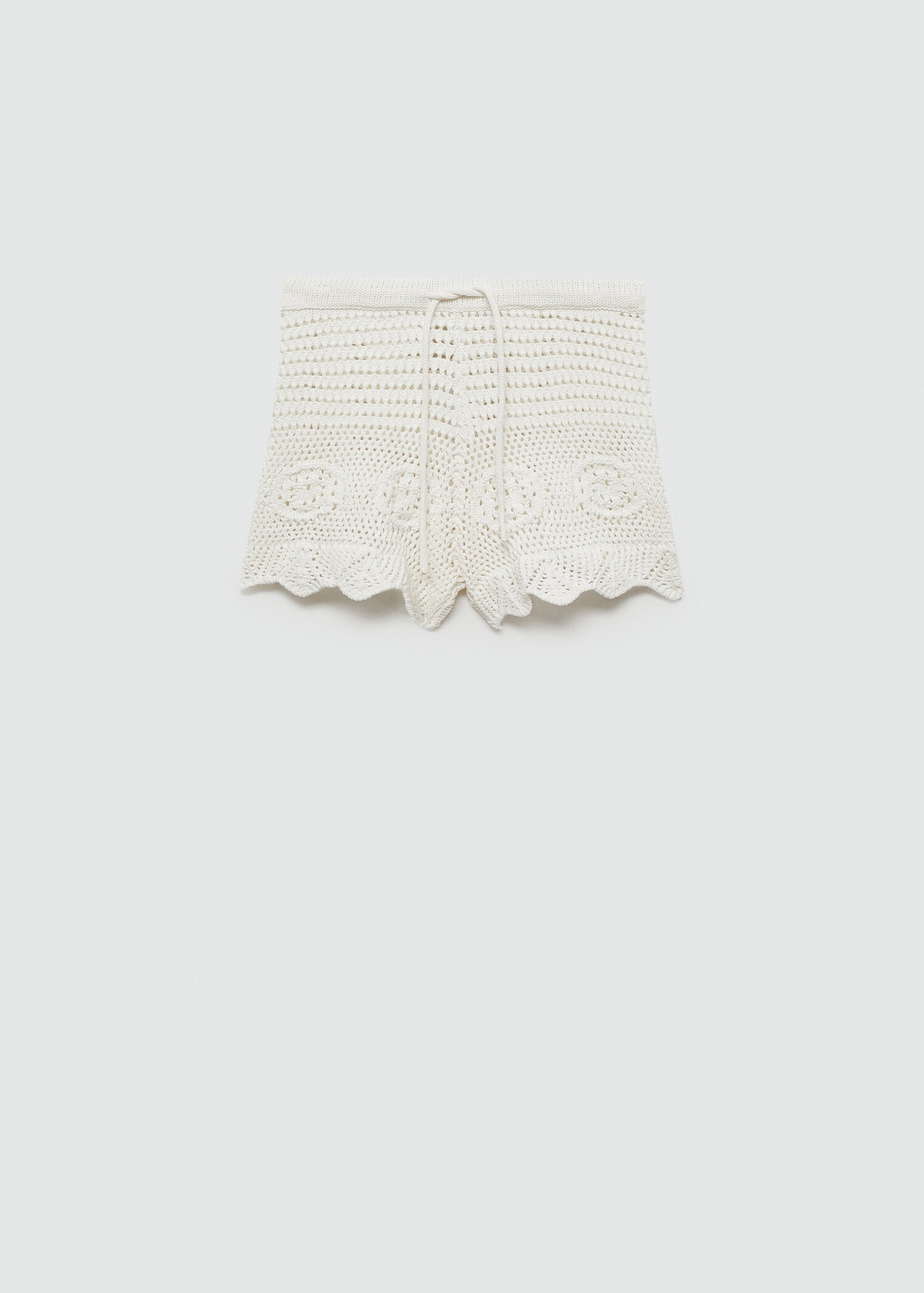 Crochet knitted shorts - Article without model