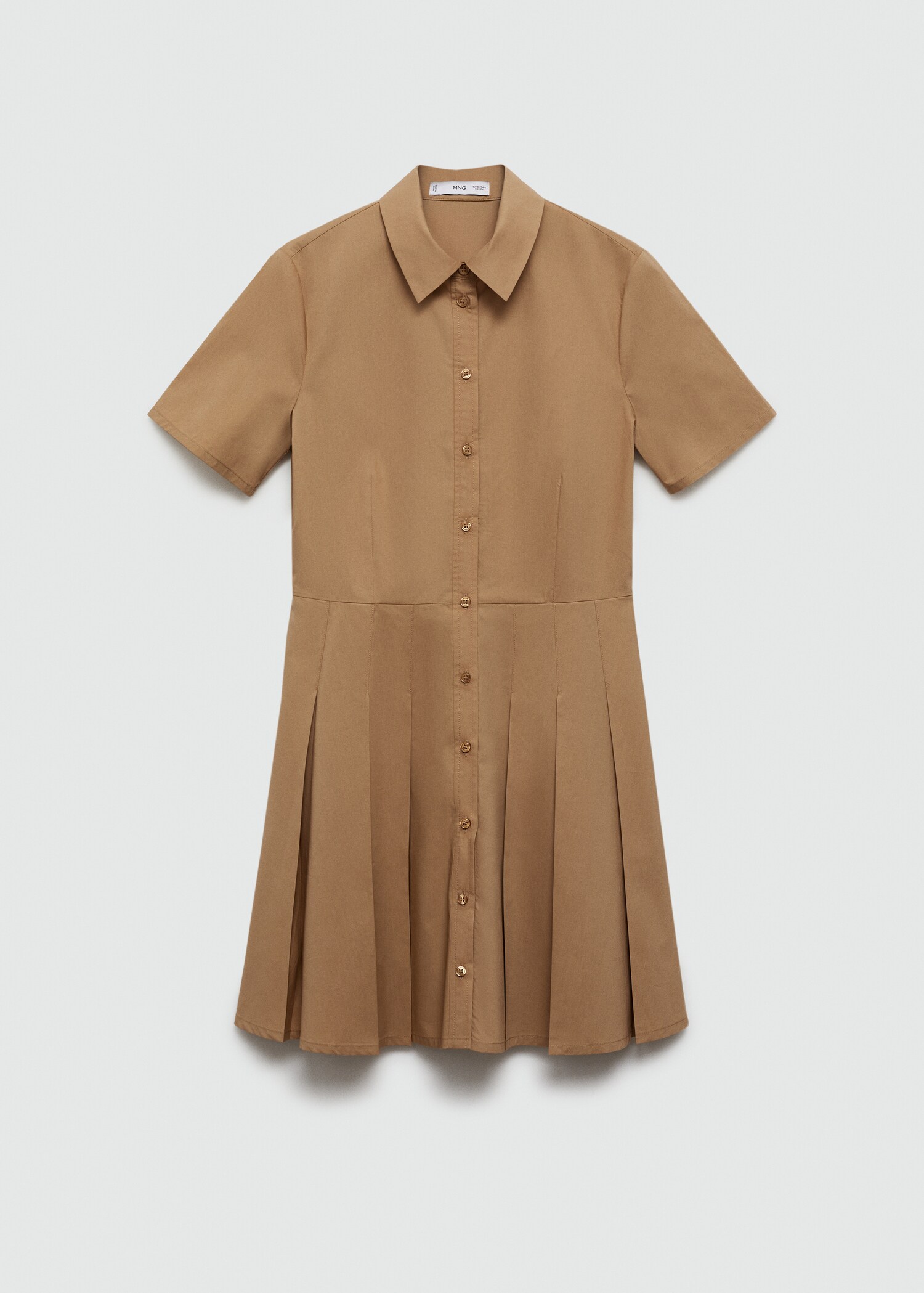 Vestido camisero plisado - Artículo sin modelo