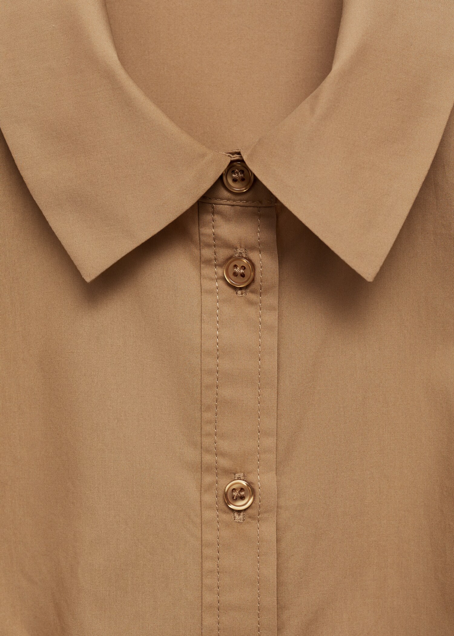 Vestido camisero plisado - Detalle del artículo 8