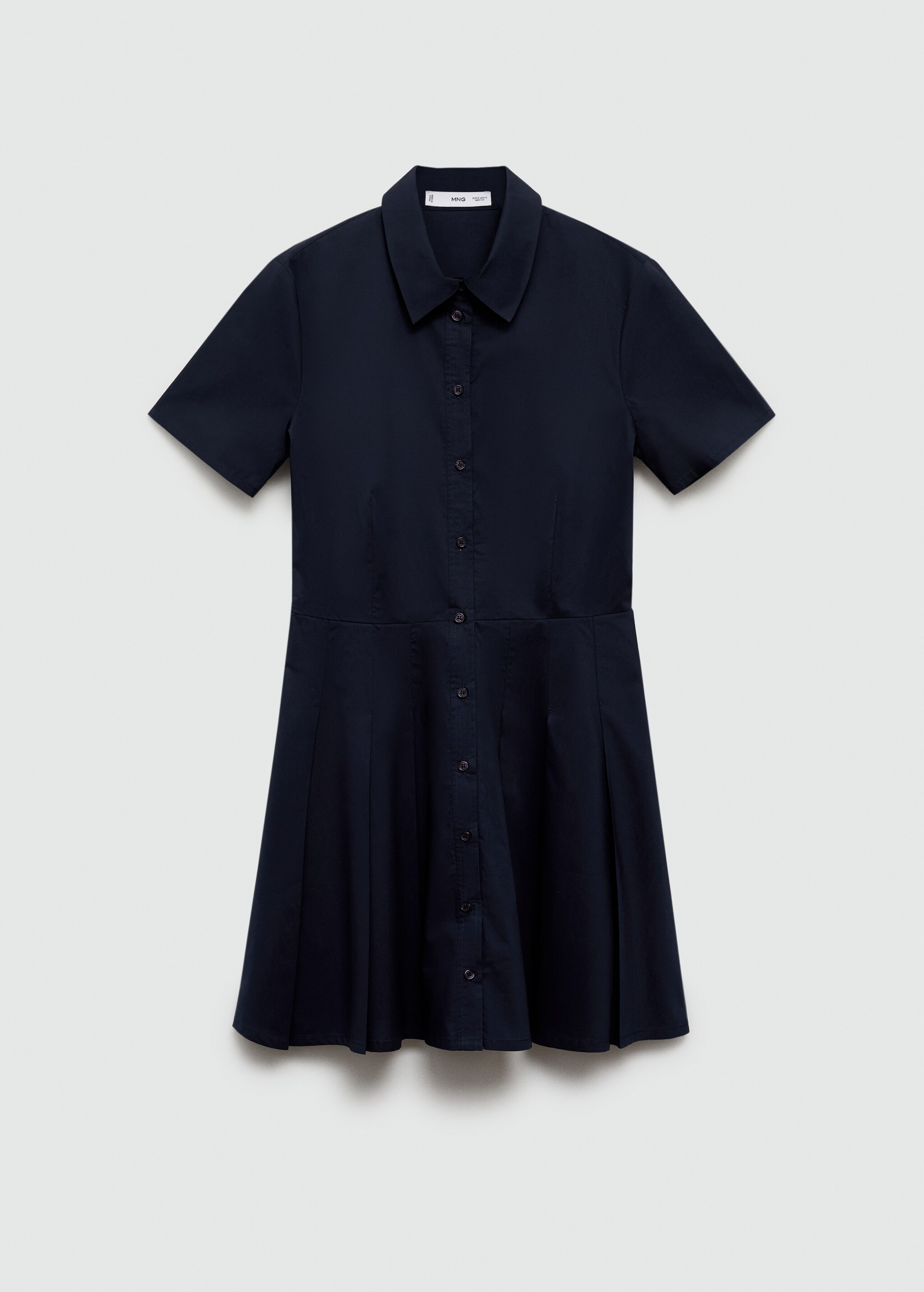 Pleated shirt dress - Article without model