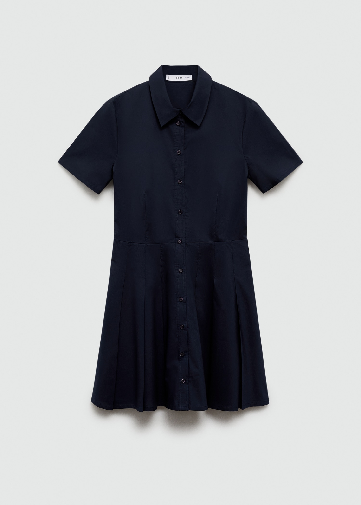Vestido camisero plisado - Artículo sin modelo