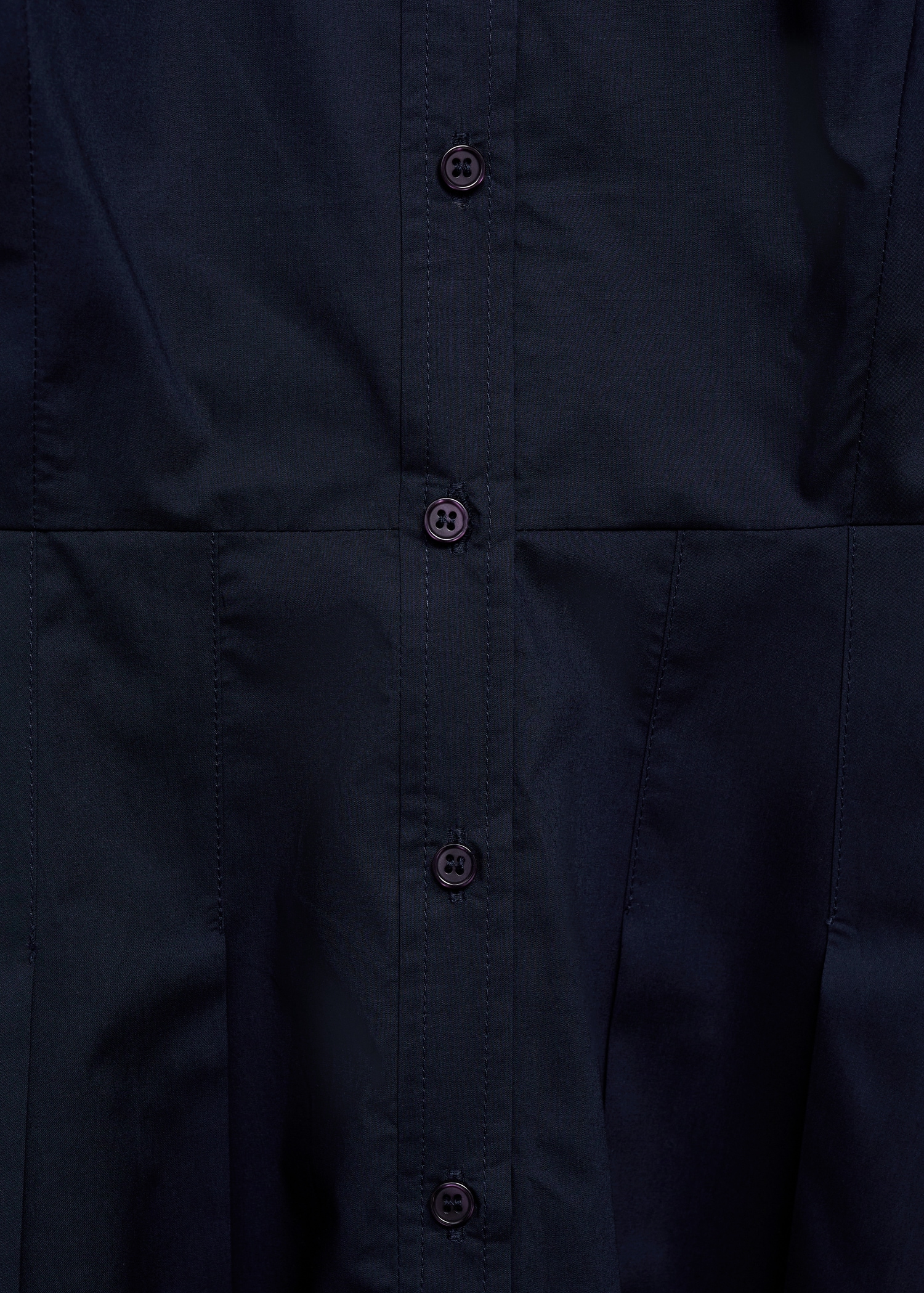 Vestido camisero plisado - Detalle del artículo 0