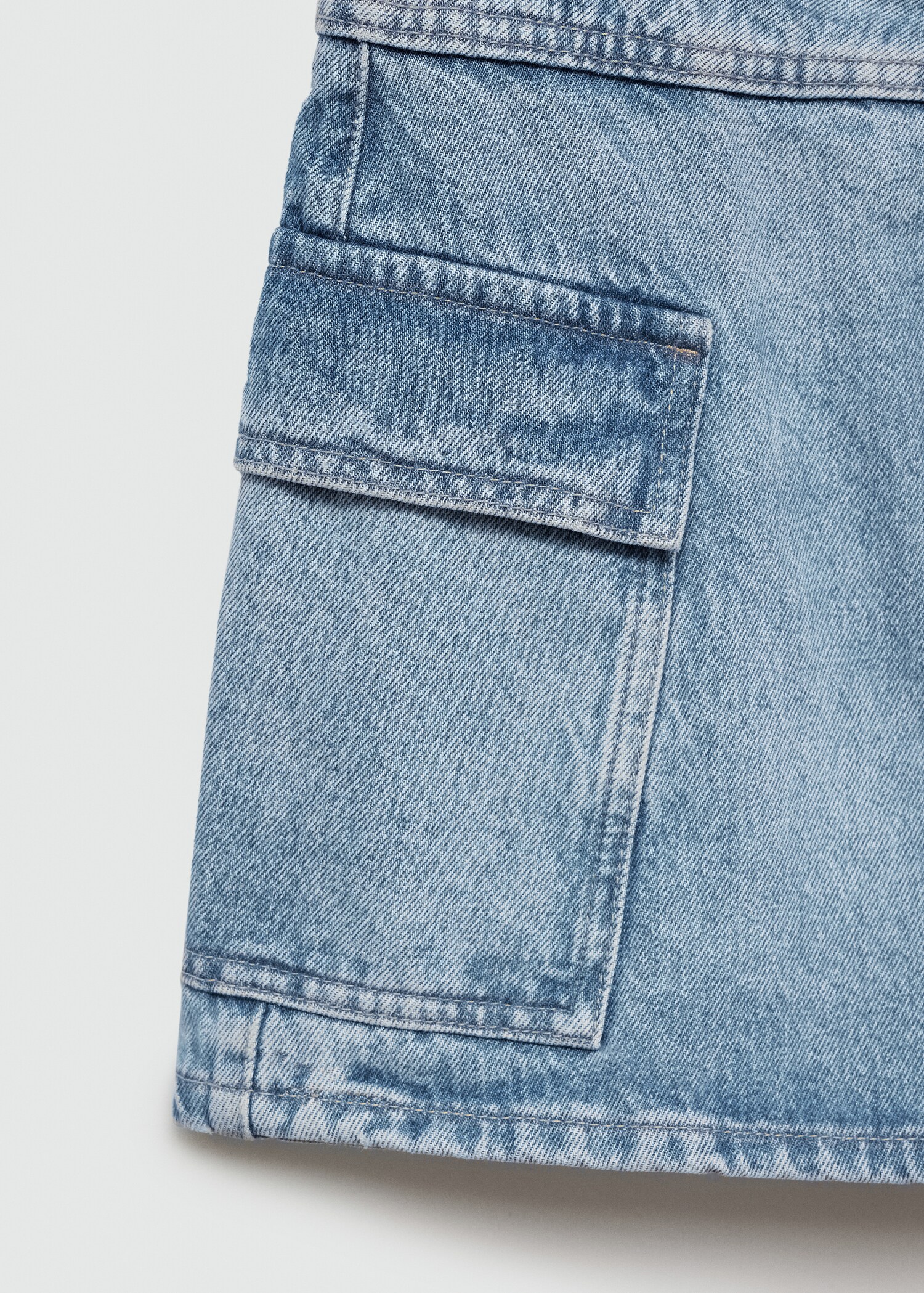 Jupe short en jean - Détail de l'article 0