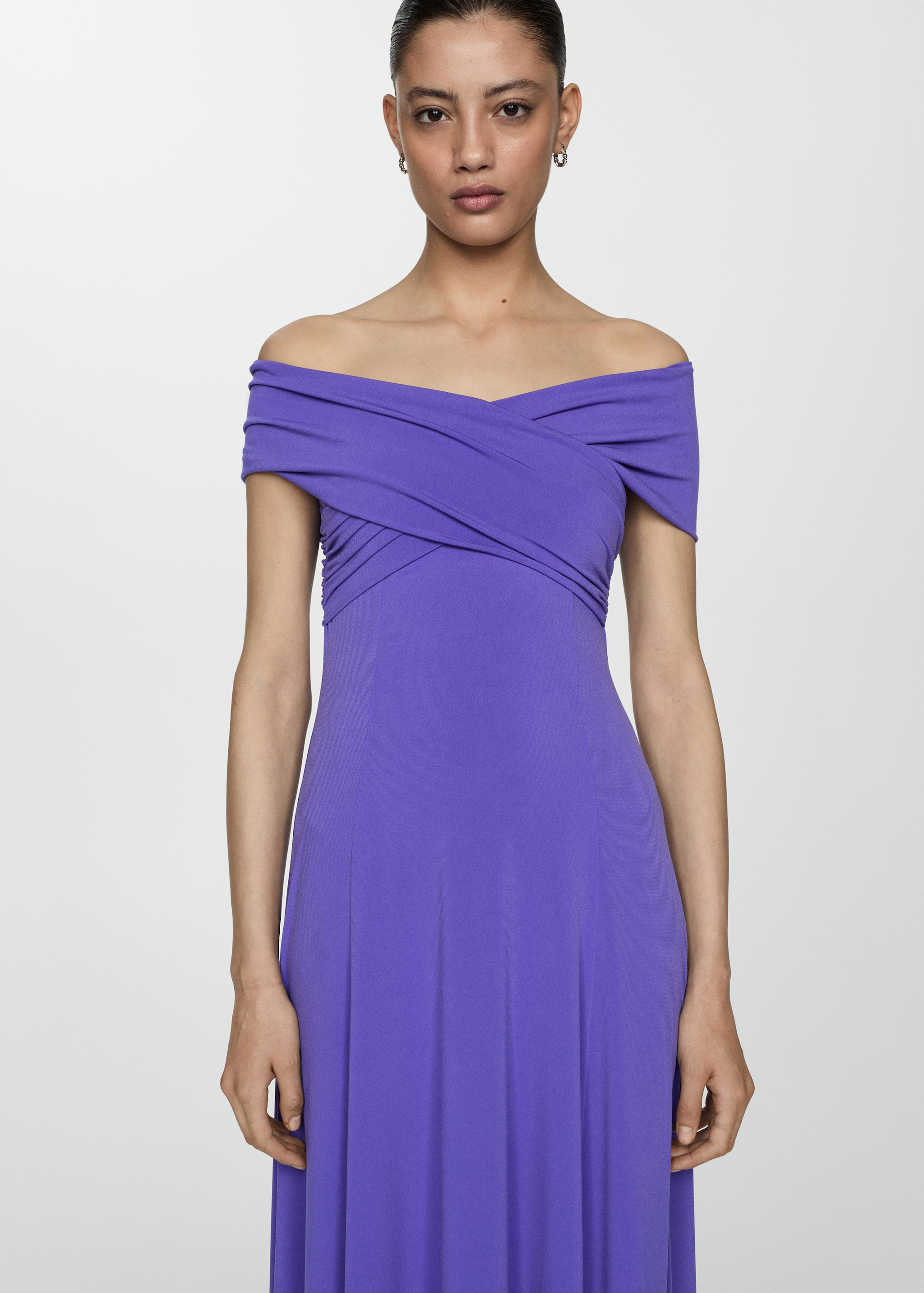 Vestido Morado Vestidos Violeta By Mango Vestidos Catalogo Violeta