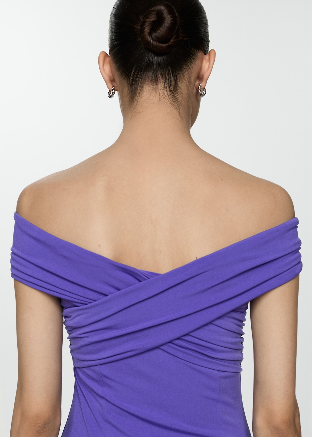 Robe epaule dénudée mango hotsell