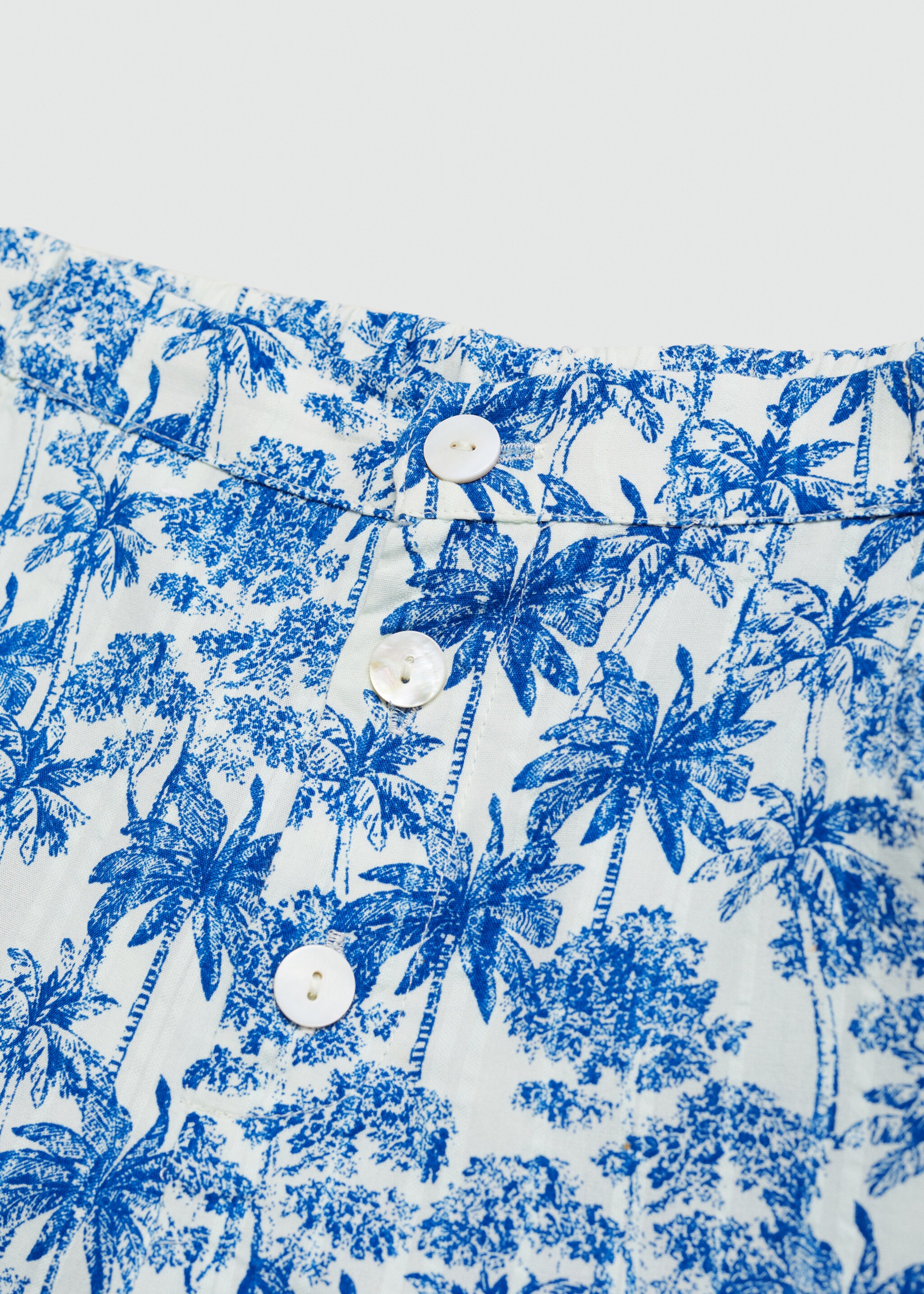 Printed straight trousers - Details of the article 8