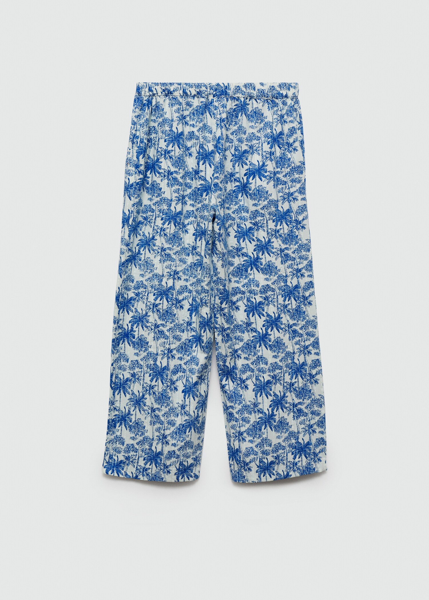 Pantalón recto estampado - Reverso del artículo