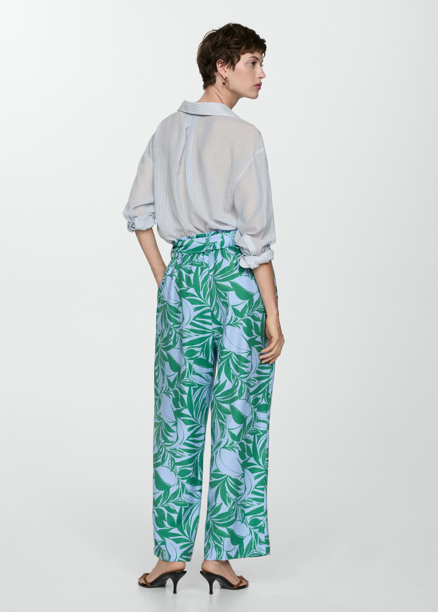 Pantalón estampado lazo - Reverso del artículo