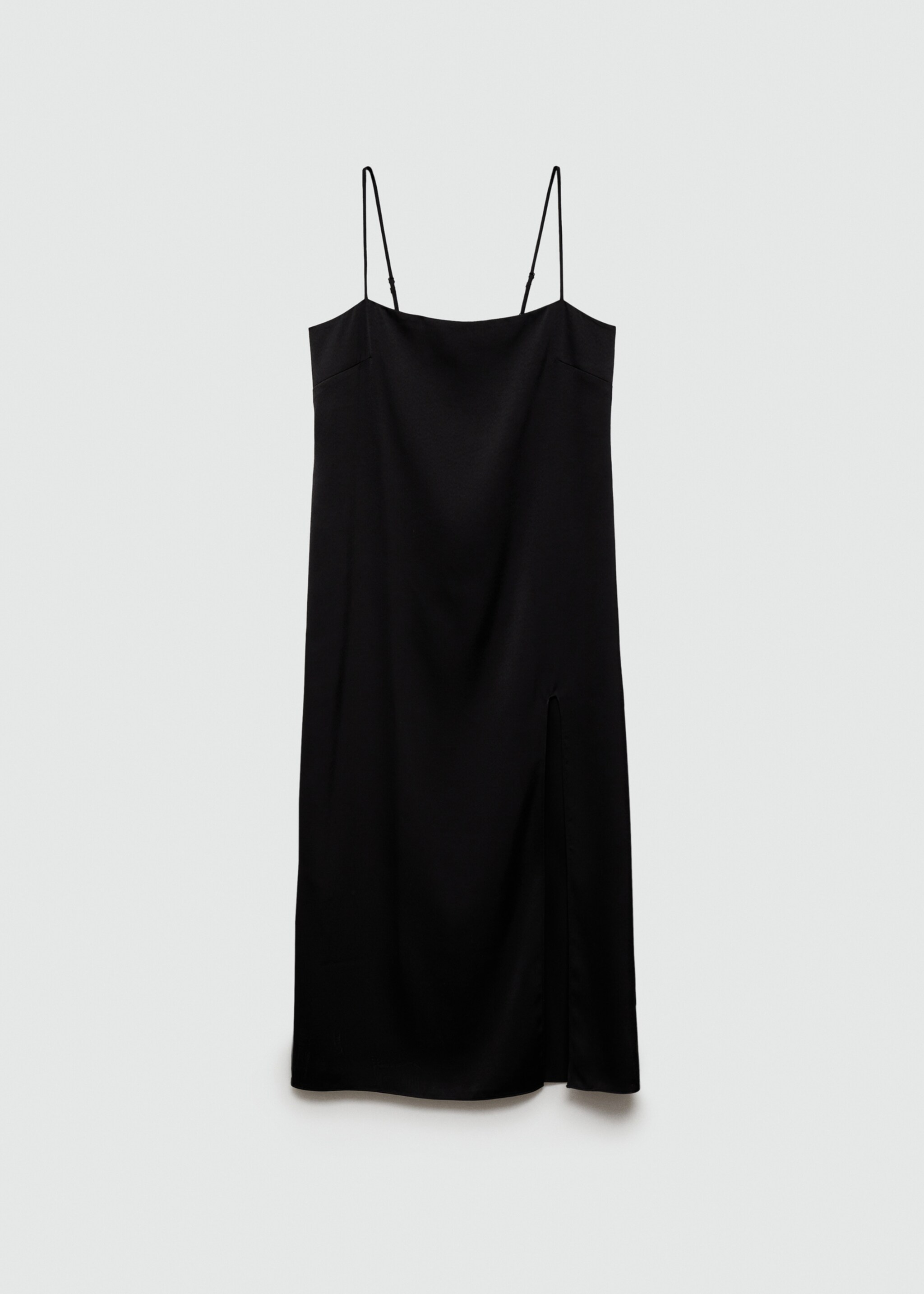 Vestido satinado abertura - Artículo sin modelo