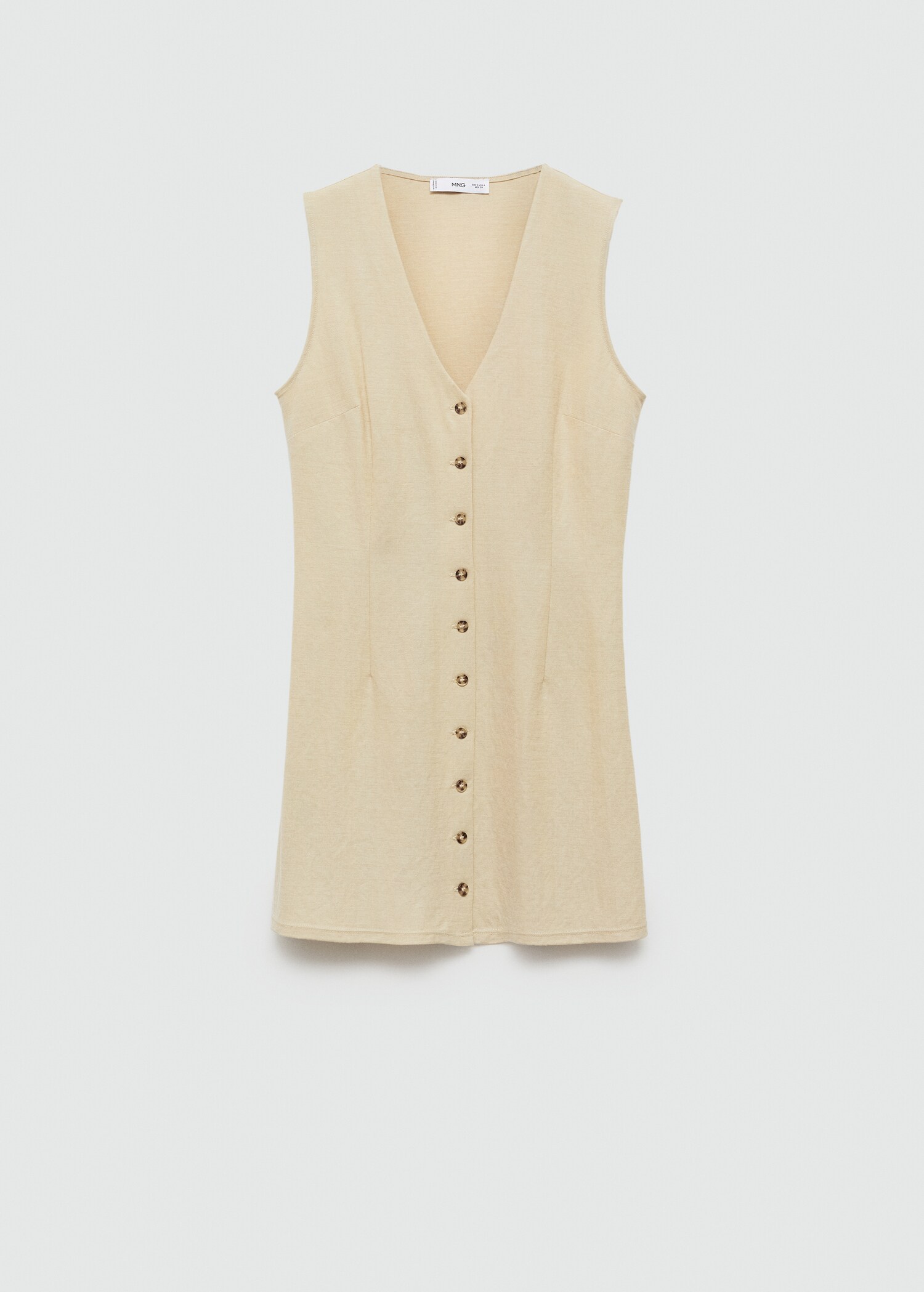 Robe courte boutonnée - Article sans modèle