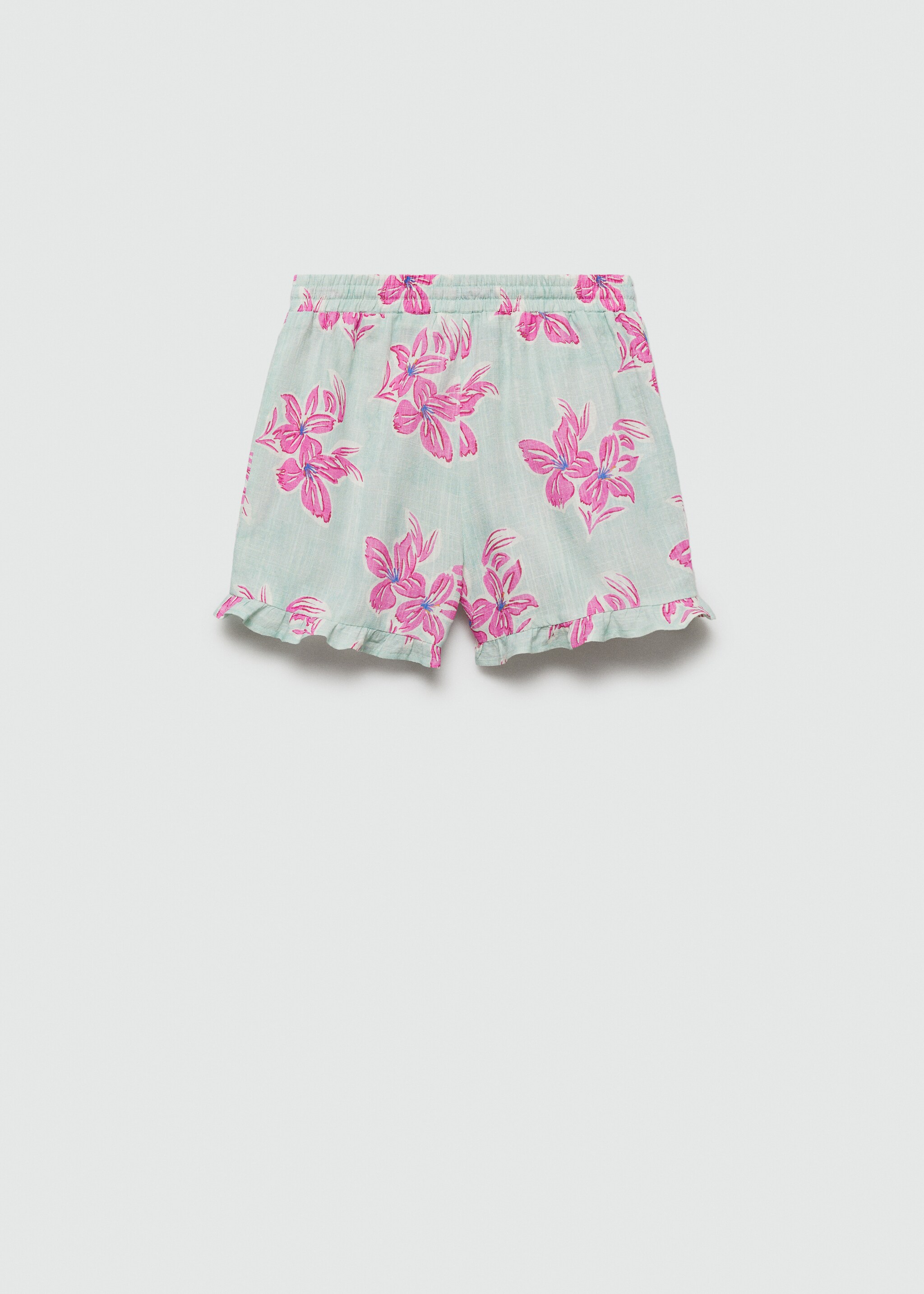 Short coton fleurs - Verso de l’article