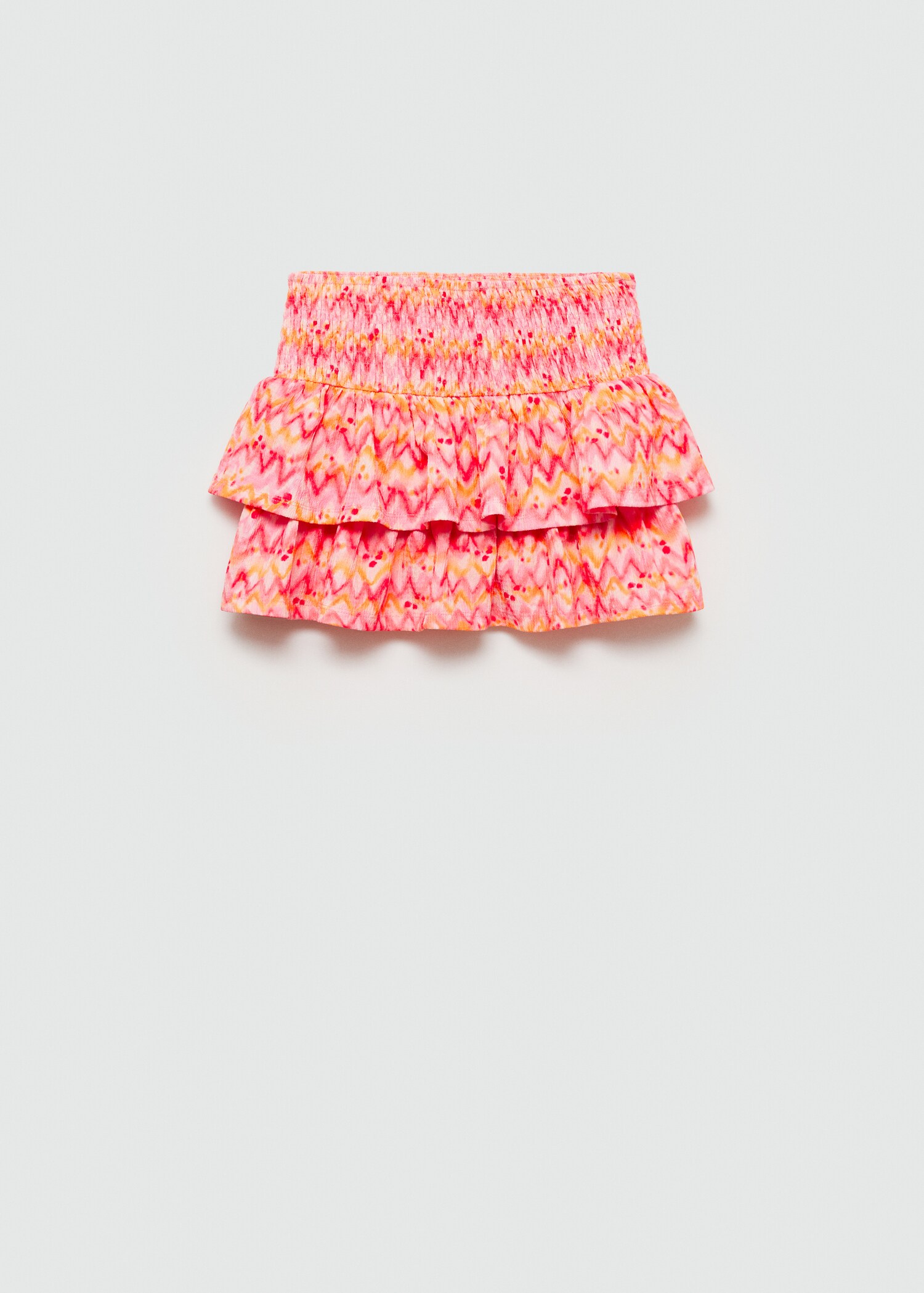 Gathered skirt with ruffles - Article without model