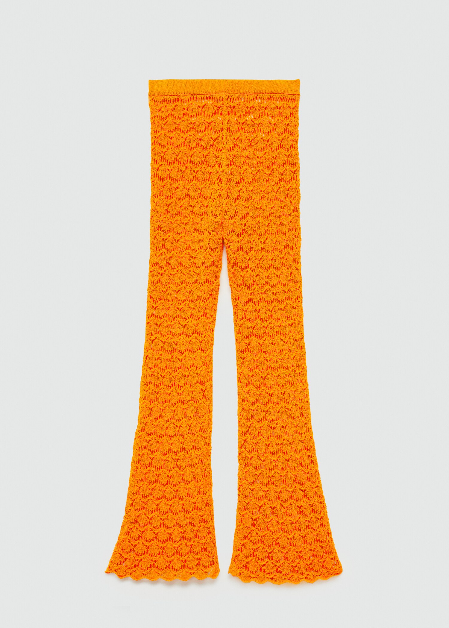 Crochet flared trousers - Article without model