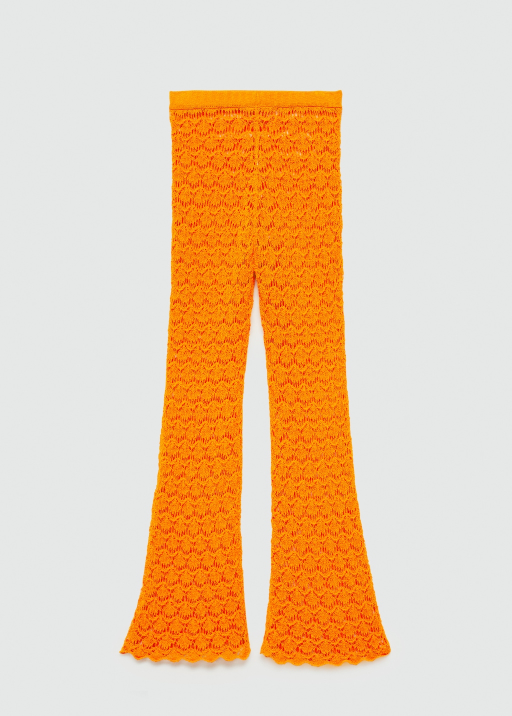 Crochet flared pants